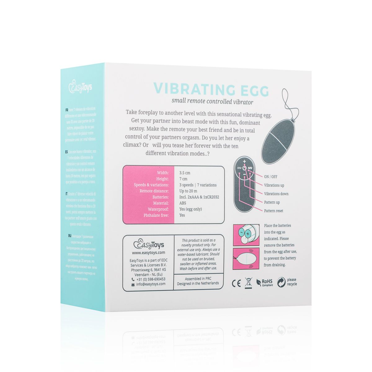 - Vibratie Ei - Roze