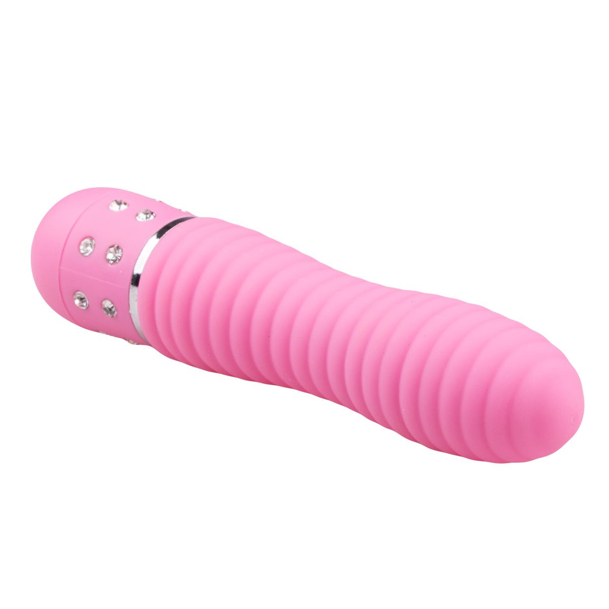 Mini Vibrator Geribbeld - Roze