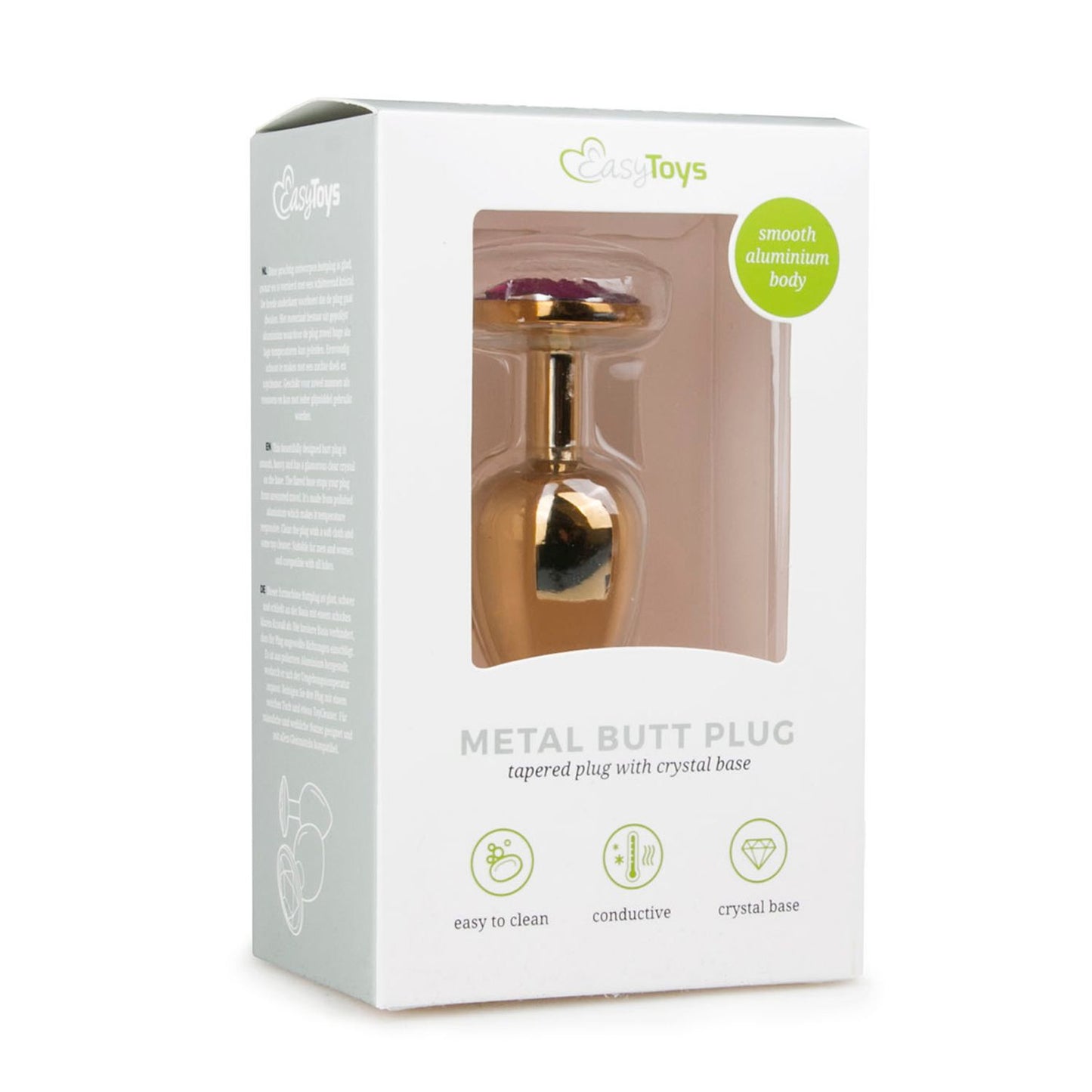 Metalen buttplug