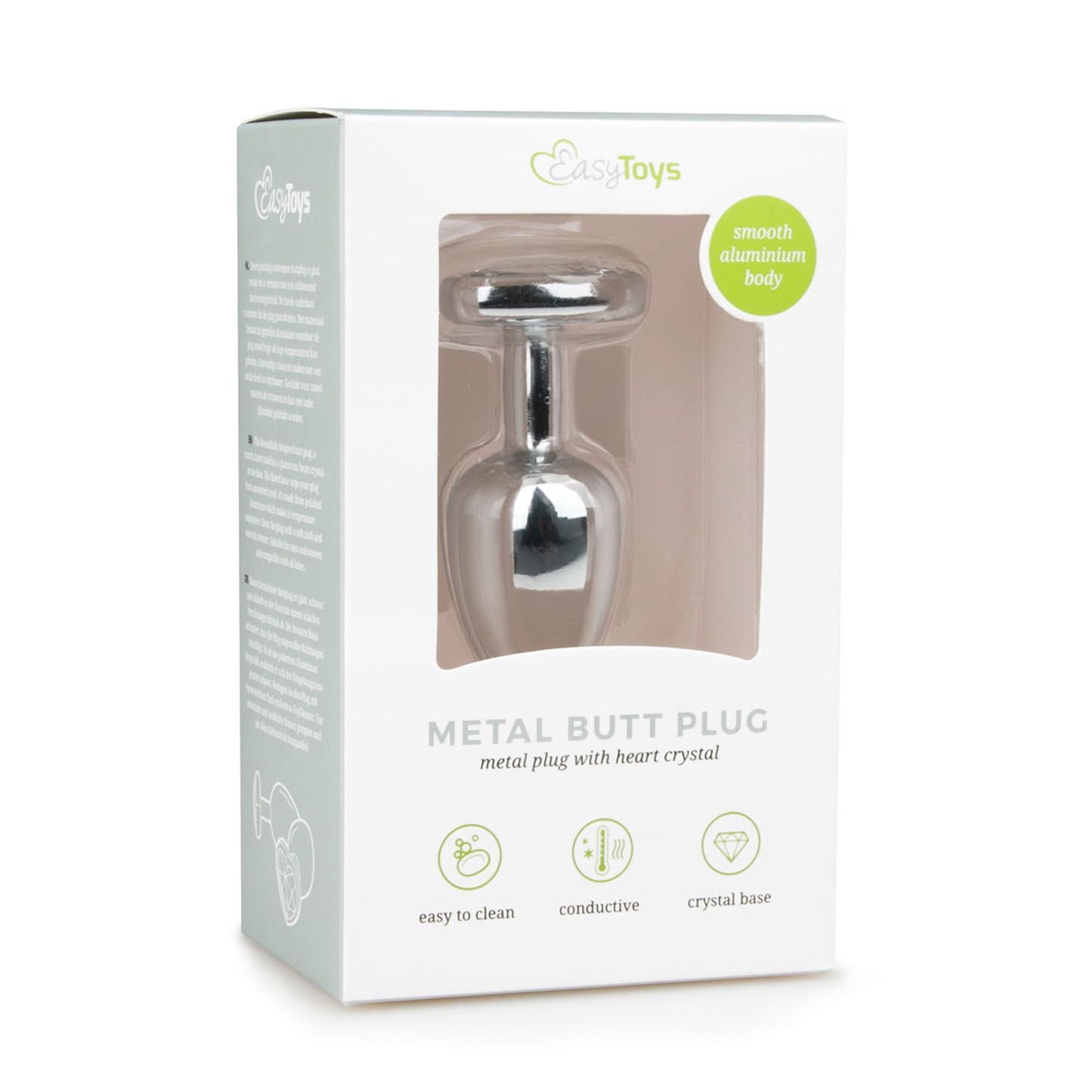 Metalen buttplug