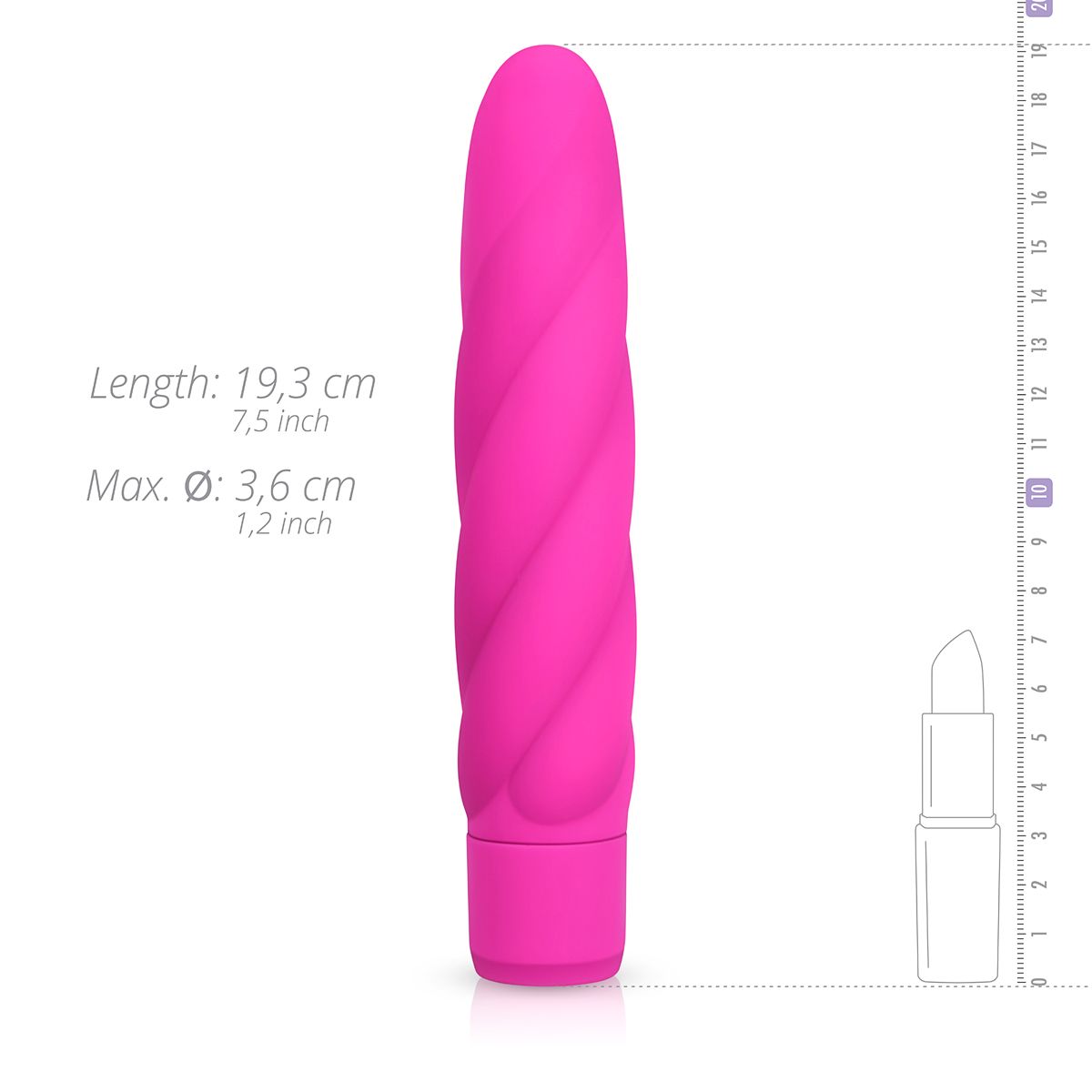 Roze Siliconen Vibrator
