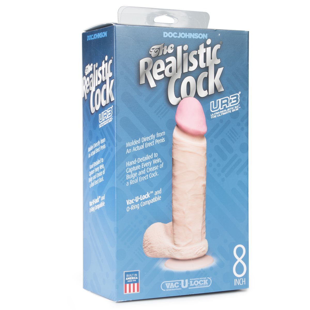 Realistic Cock Ultraskyn Realistische Dildo Met Balzak - 21 cm