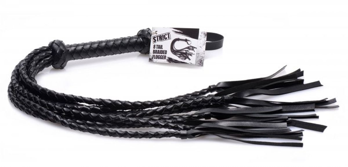 Lange Gevlochten Flogger
