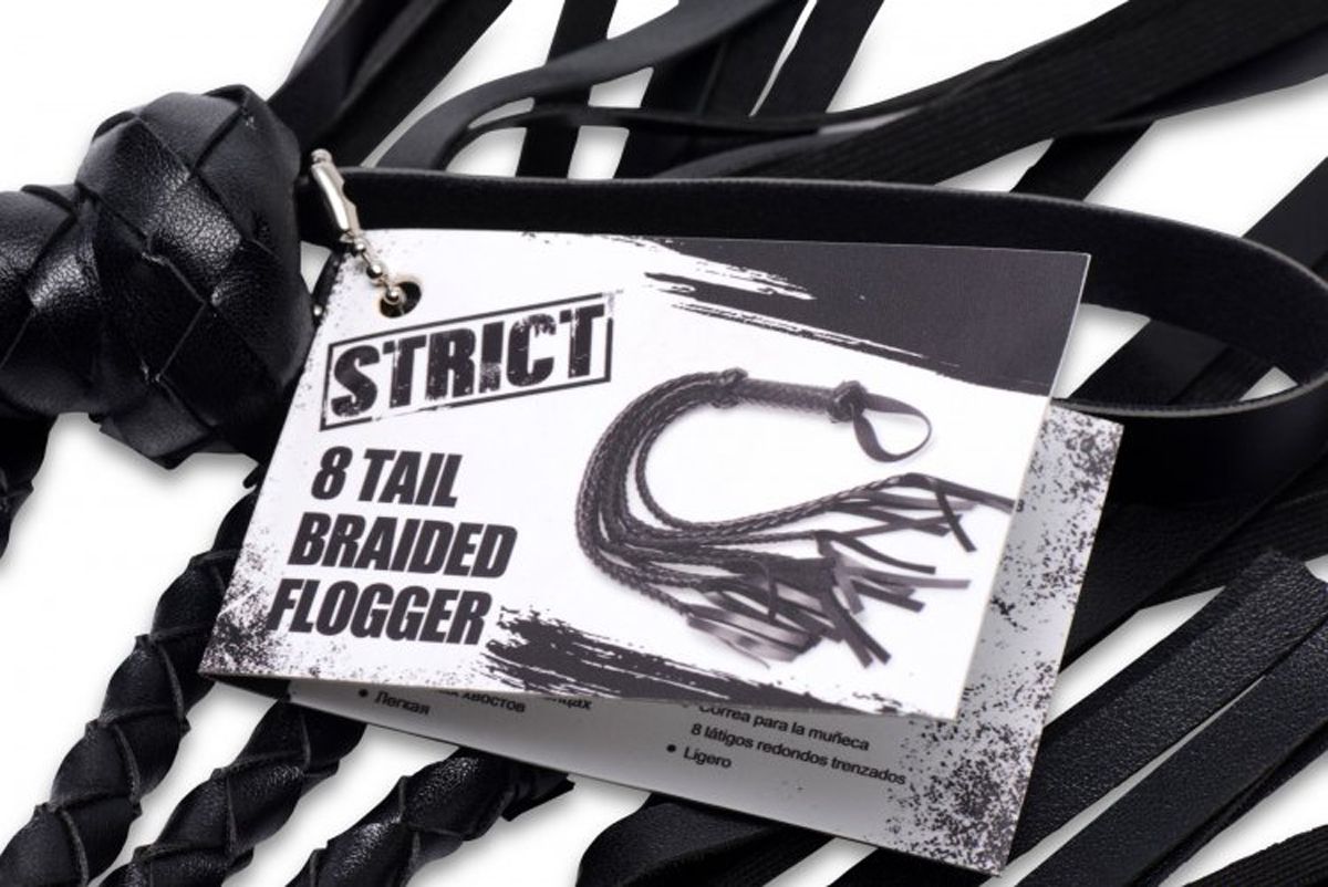Lange Gevlochten Flogger