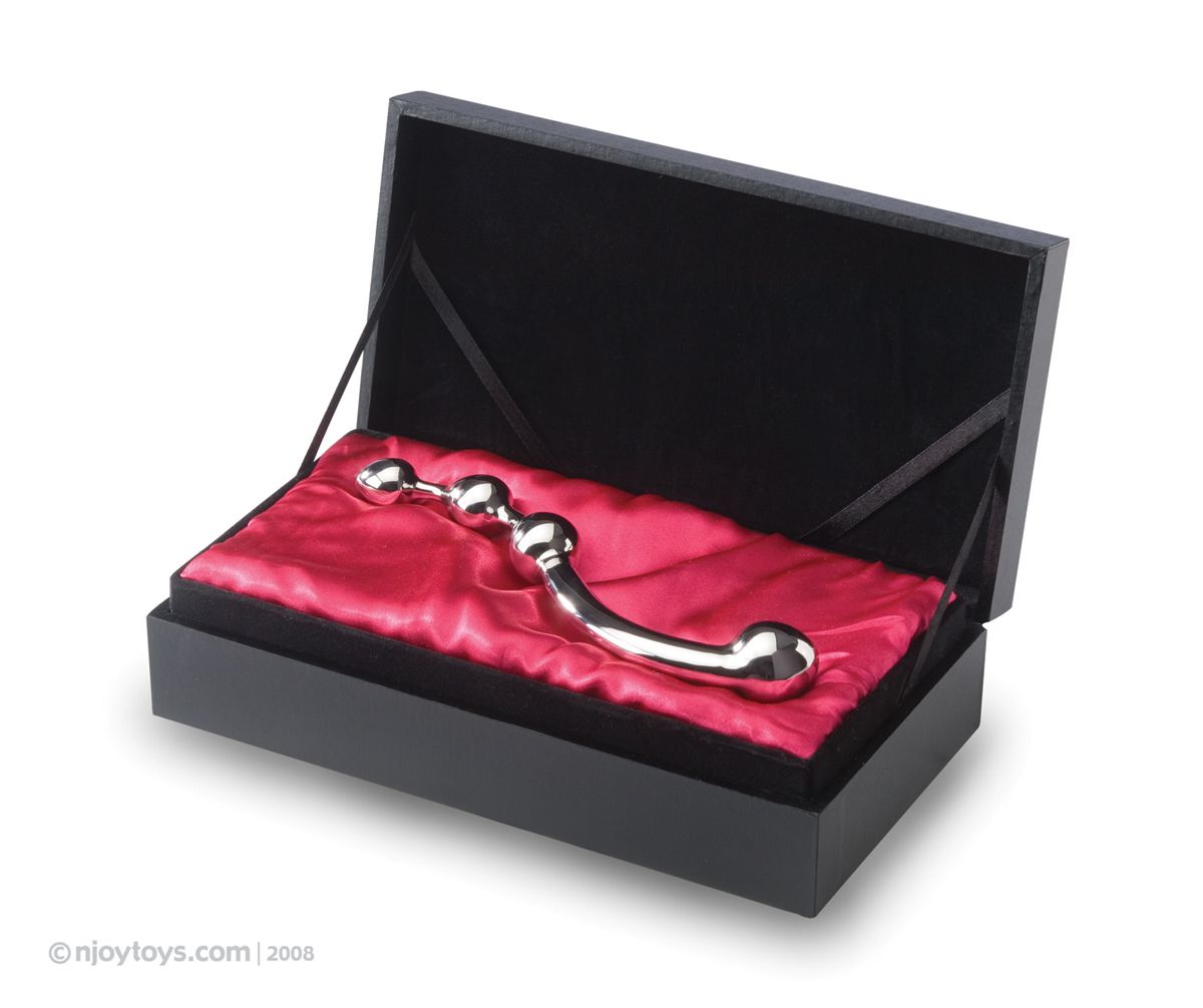 Njoy Fun Wand - G-Spot/Prostaat Dildo - Zilver