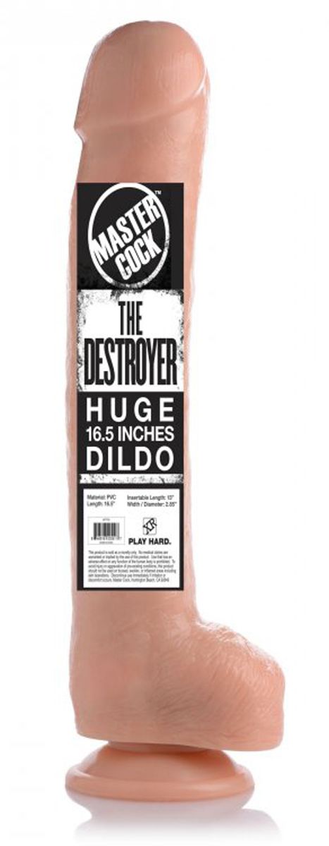 The Destroyer Realistische XXL Dildo Met Balzak - 32 cm
