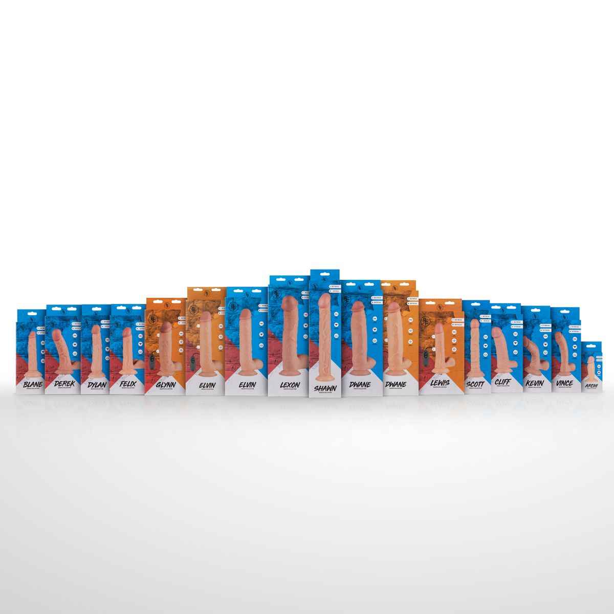 Glynn Realistische Dildo Met Balzak - 25 cm