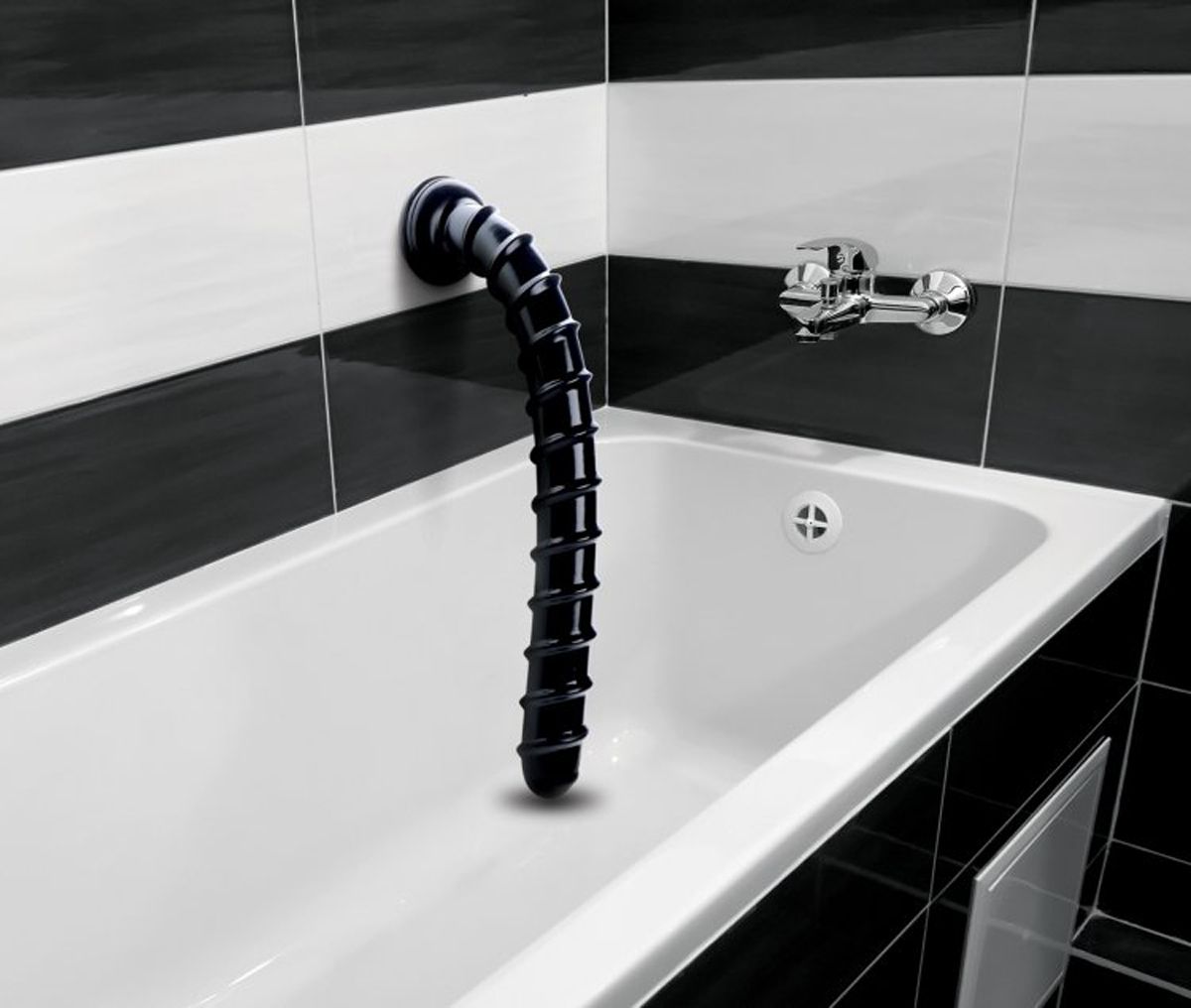 Swirl Thick Anal Snake Anaaldildo - 45 cm