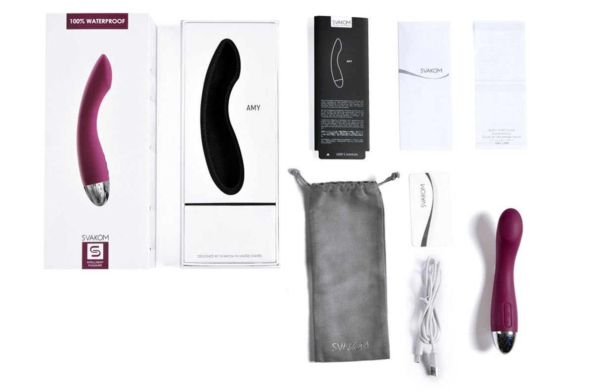 SVAKOM - Amy G-Spot Vibrator - Paars