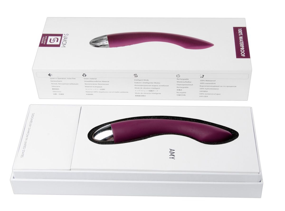 SVAKOM - Amy G-Spot Vibrator - Paars