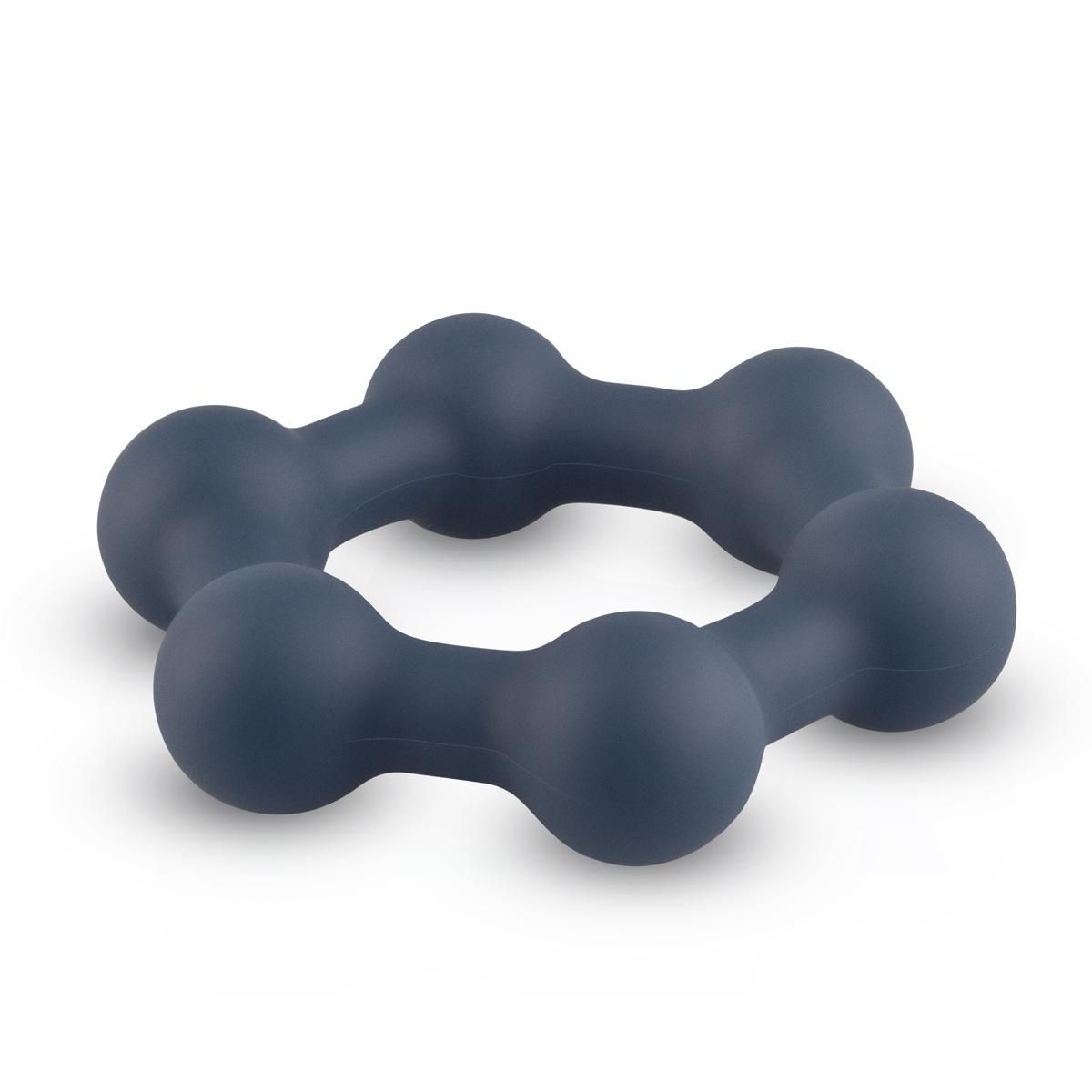 Boners Hexagon Cockring Met Stalen Kogels