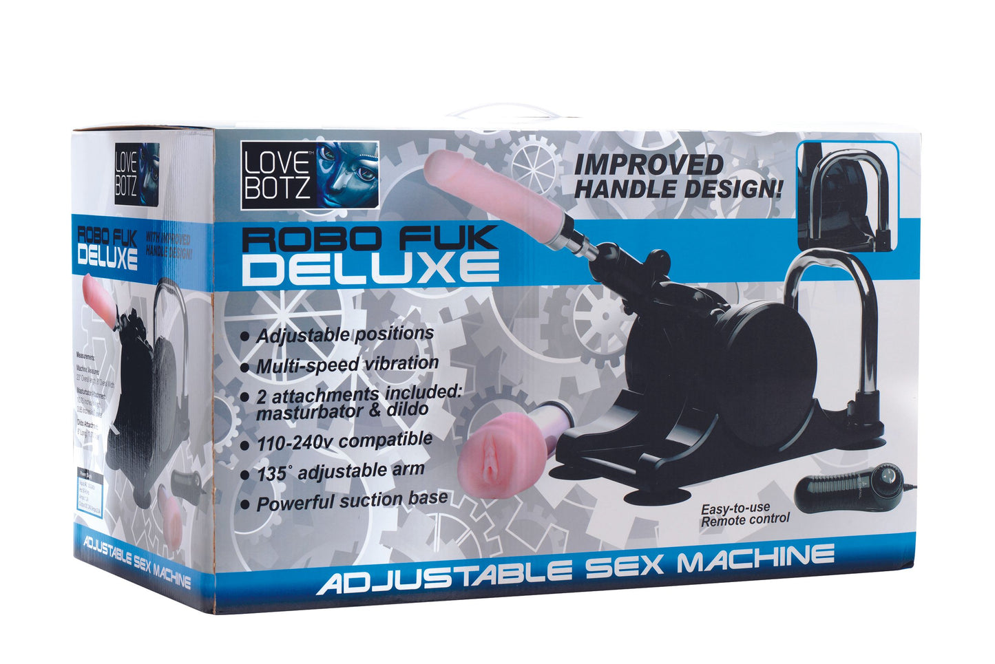 Robo Fuk Deluxe SeksMachine Met Dildo En Masturbator