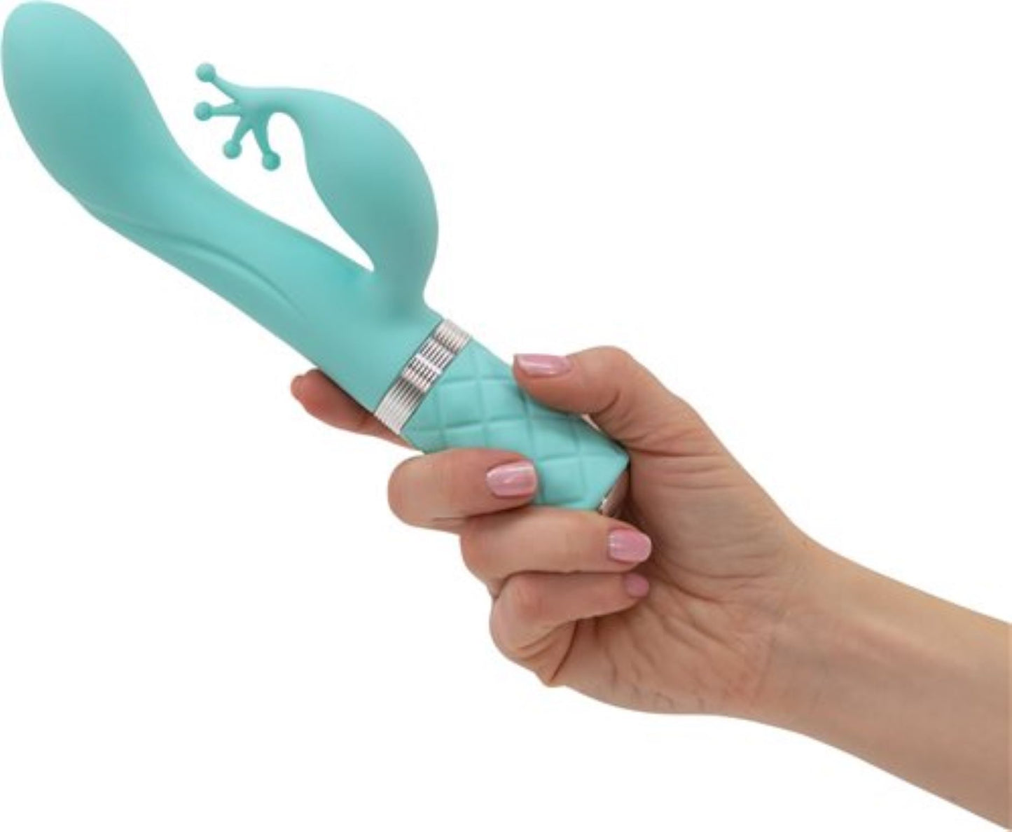 Pillow Talk - Kinky Rabbit & G-Spot Vibrator - Teal