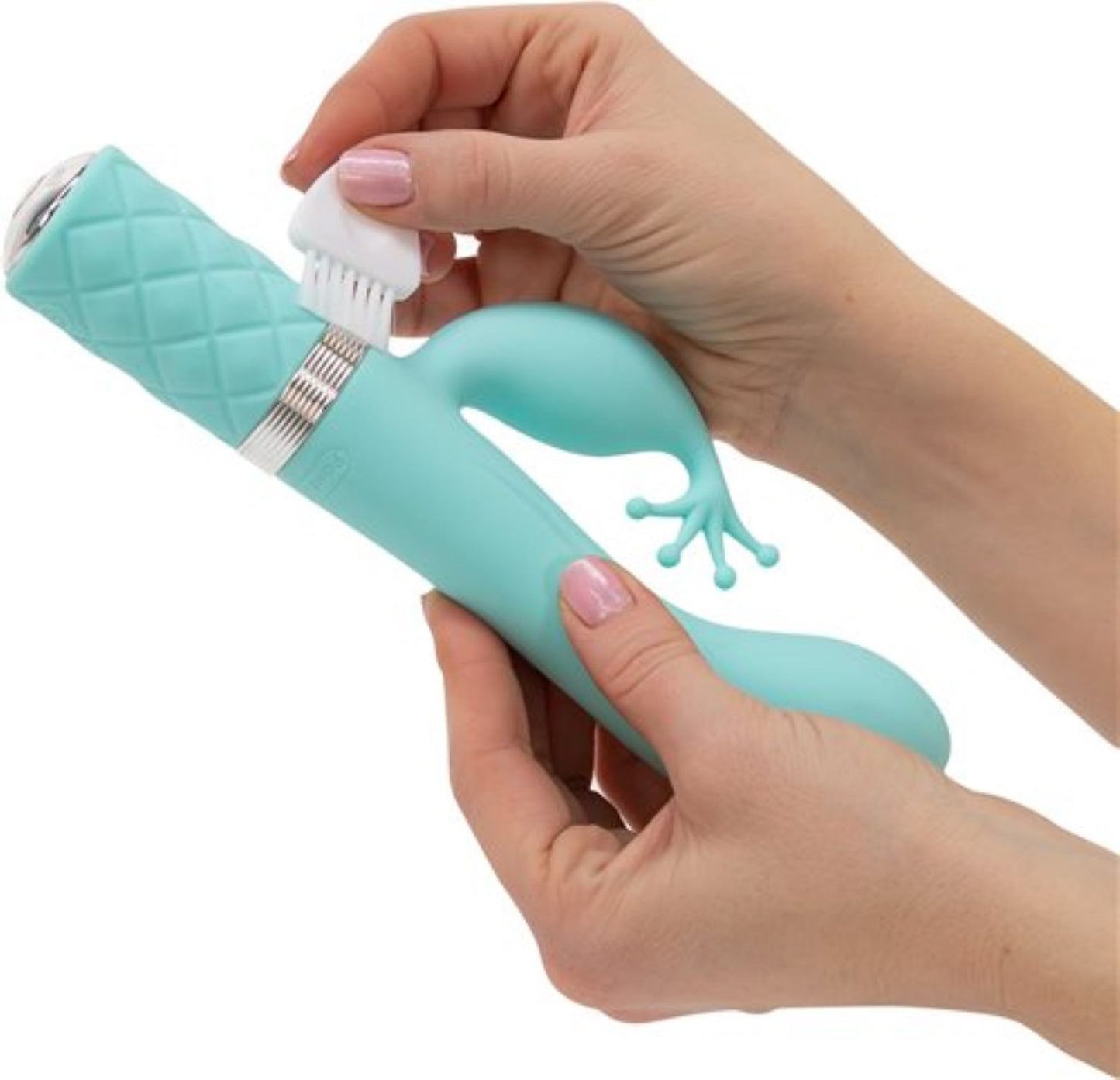 Pillow Talk - Kinky Rabbit & G-Spot Vibrator - Teal