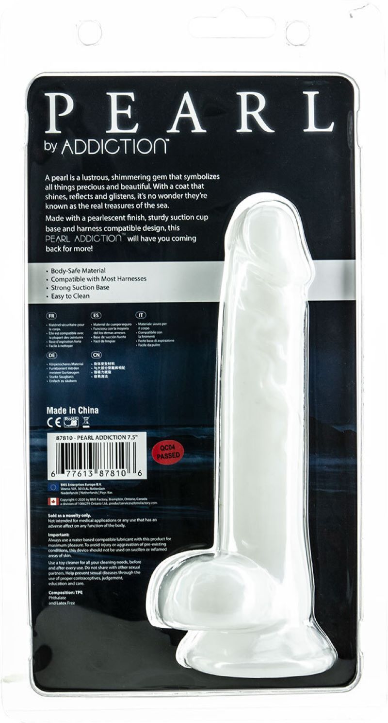 Addiction - Pearl Dildo Met Zuignap - 18 cm