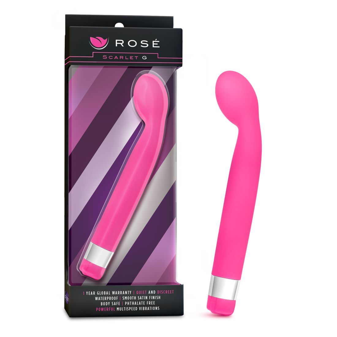 Rose - Scarlet G-spot Vibrator - Roze