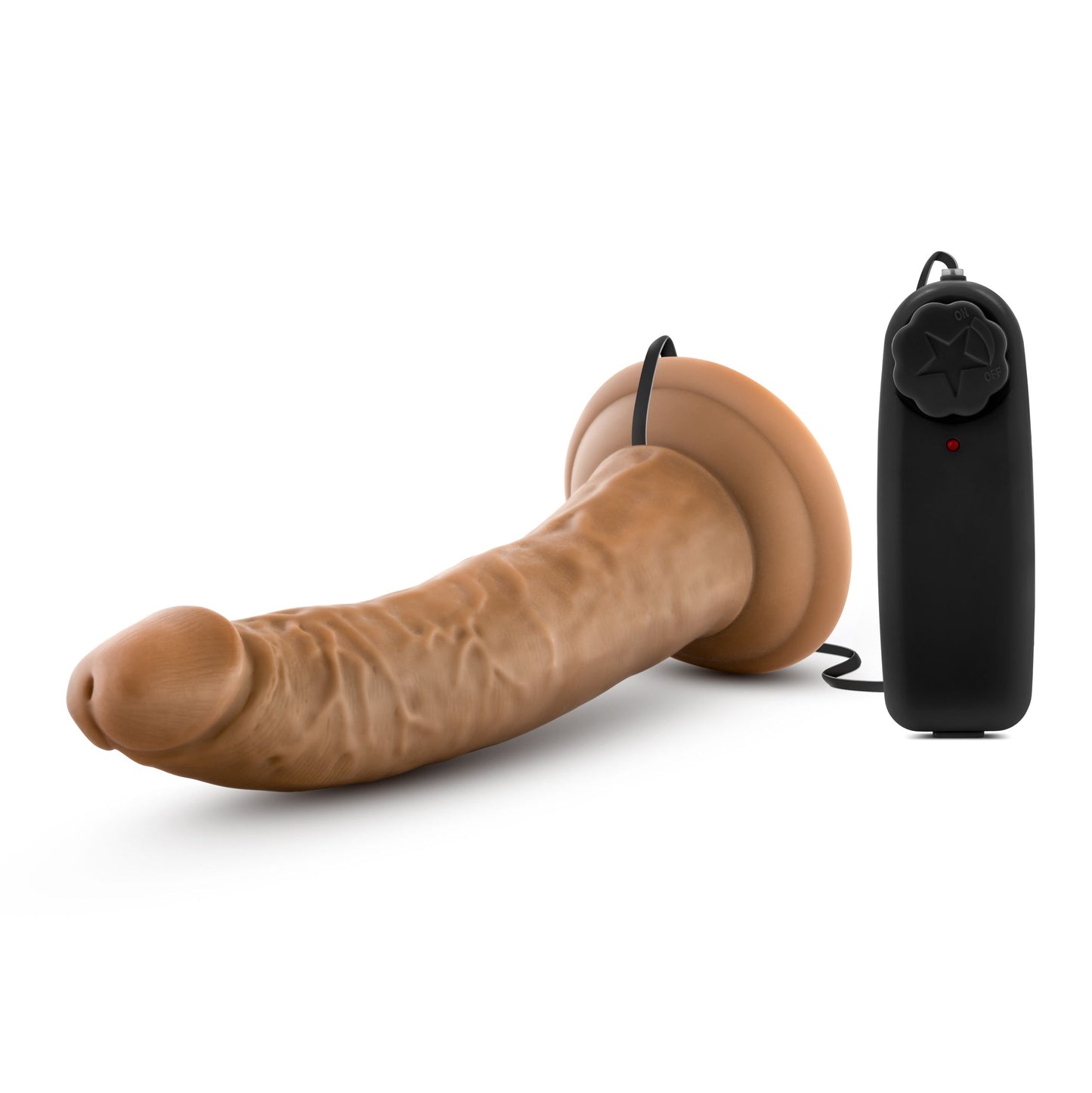 Dr. Skin - Dr. Dave Vibrator Met Zuignap - Mocha