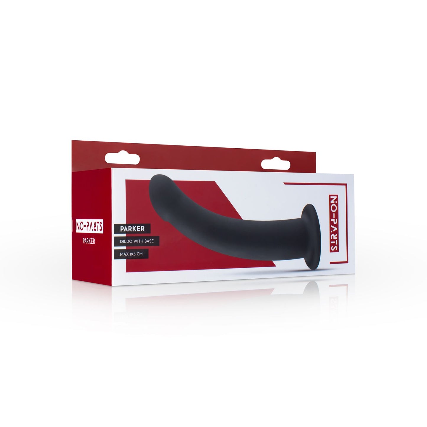 No-Parts - Parker Dildo 19.5 cm - Zwart