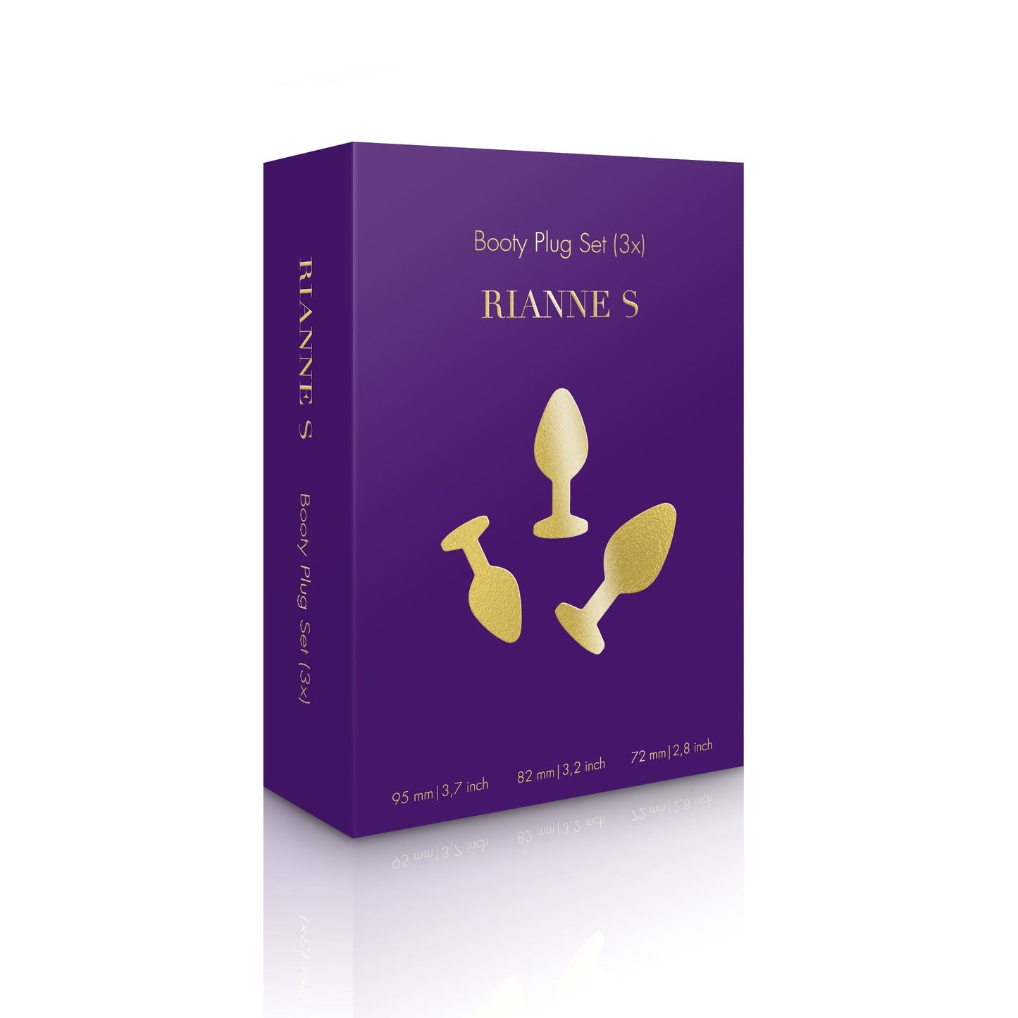 Rianne S - Soiree Booty Plug Set - Zwart