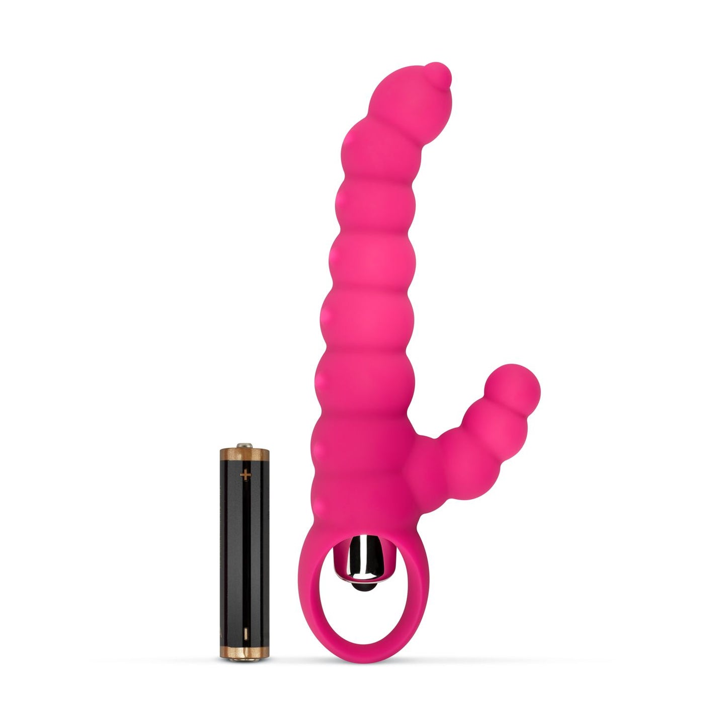 Geribbelde Tarzan Vibrator - Roze