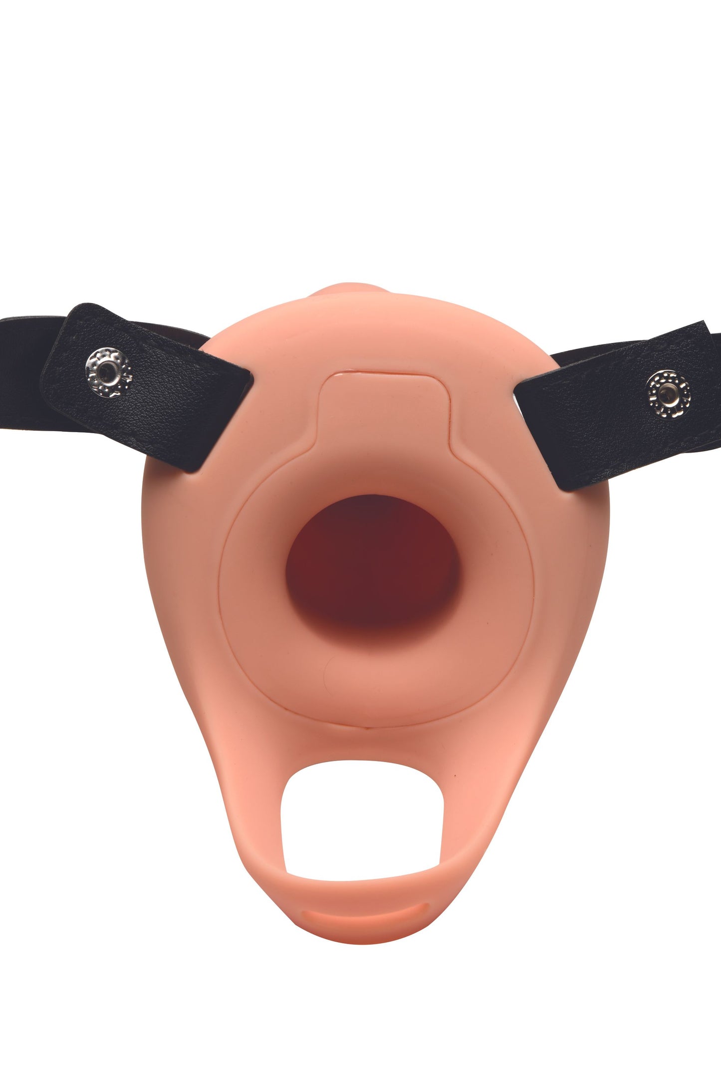 Realistische Vibrerende Siliconen Penis Sleeve - Beige