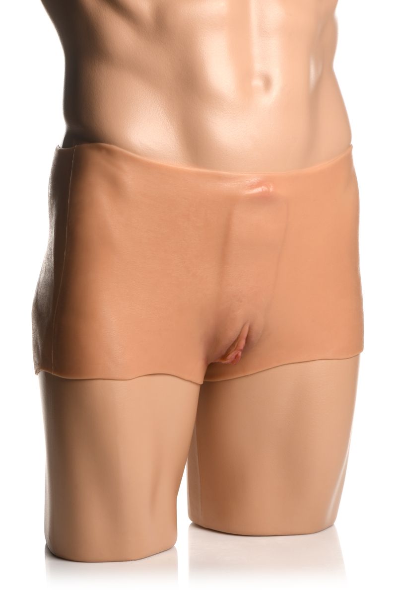 Slipje Siliconen Vagina + Kont - Medium