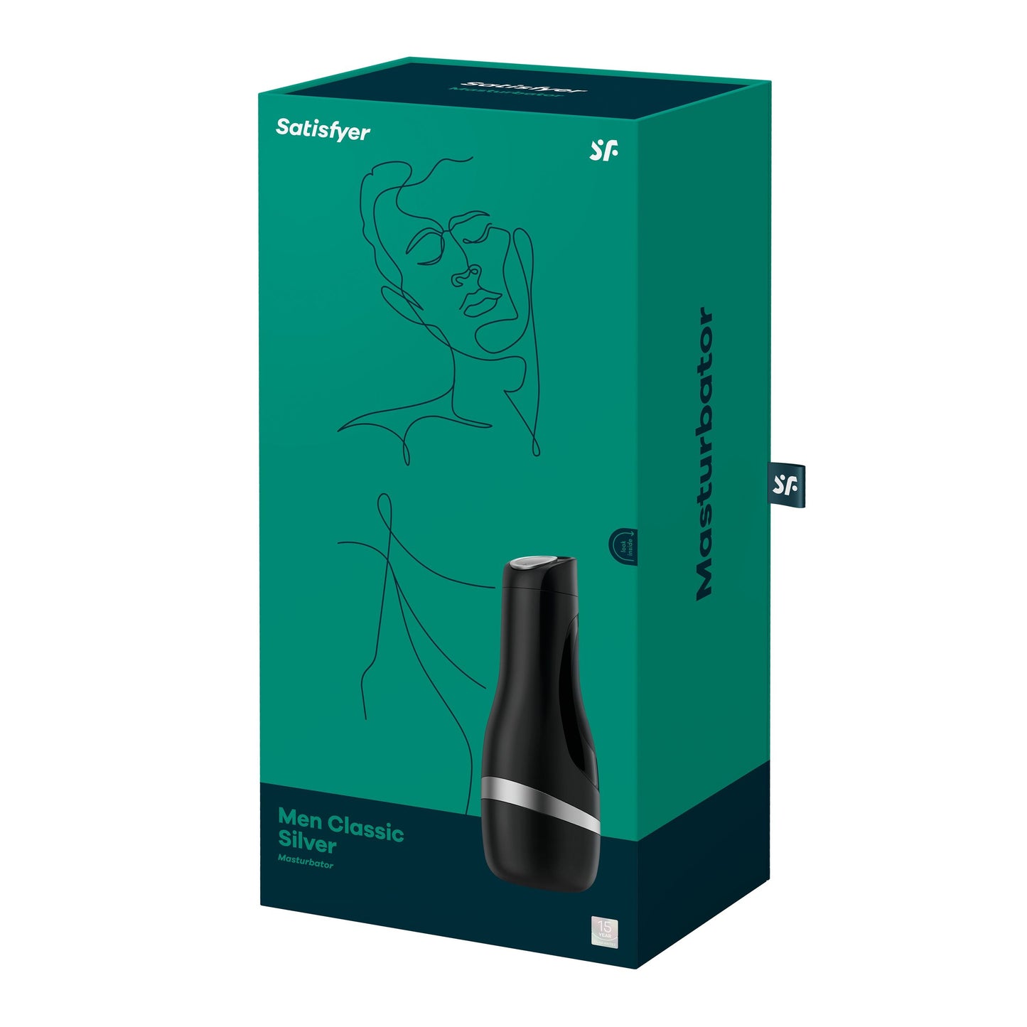 Satisfyer Men Classic Masturbator - Zilver