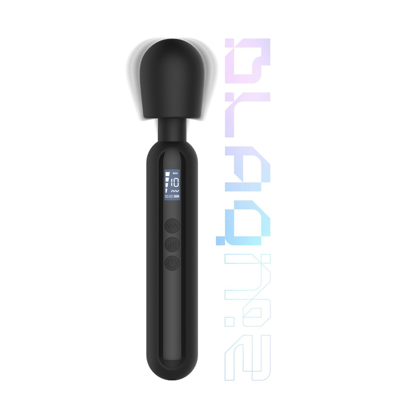 BLAQ - Digitale Wand Vibrator - Zwart