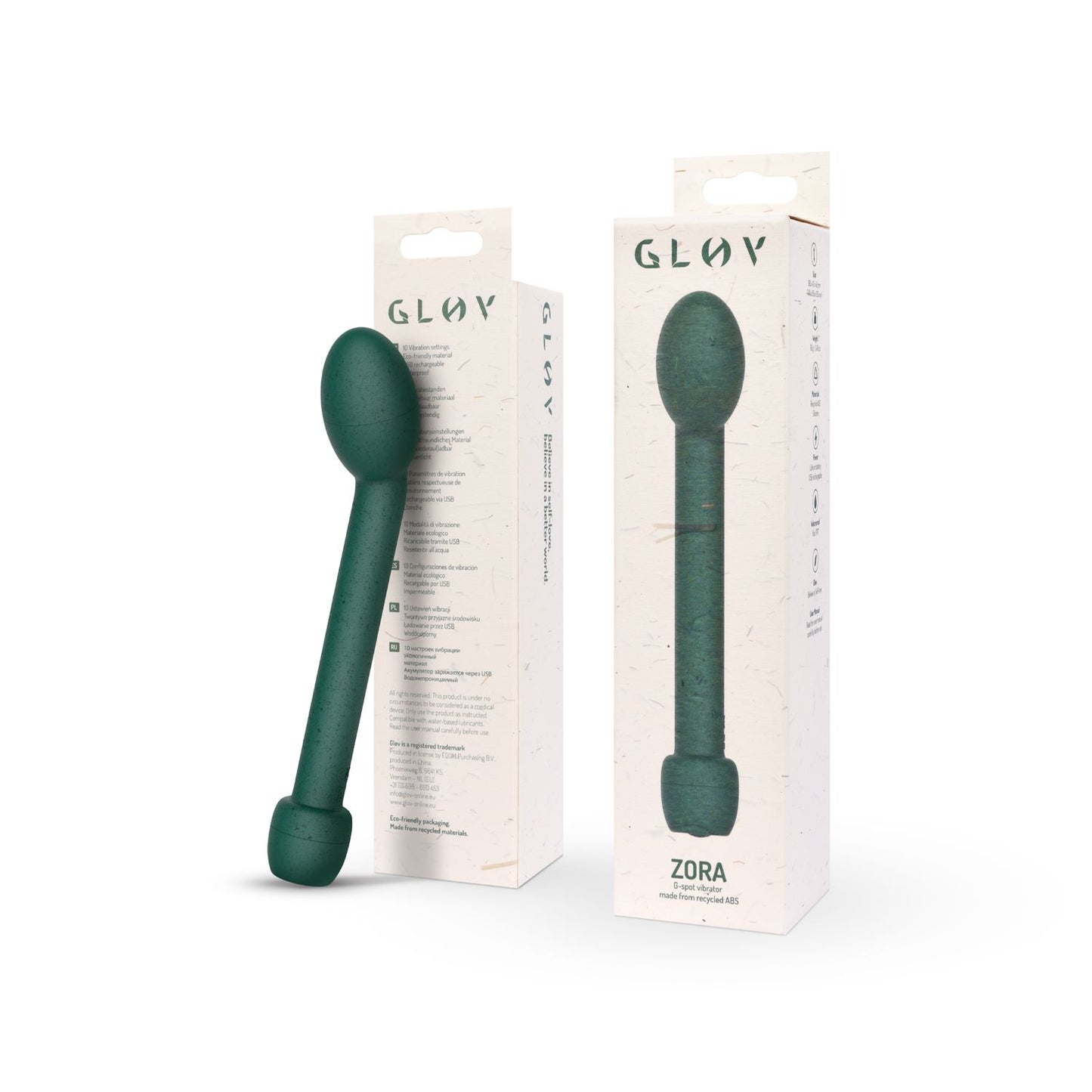Gløv - Zora Eco G-spot Vibrator - Groen