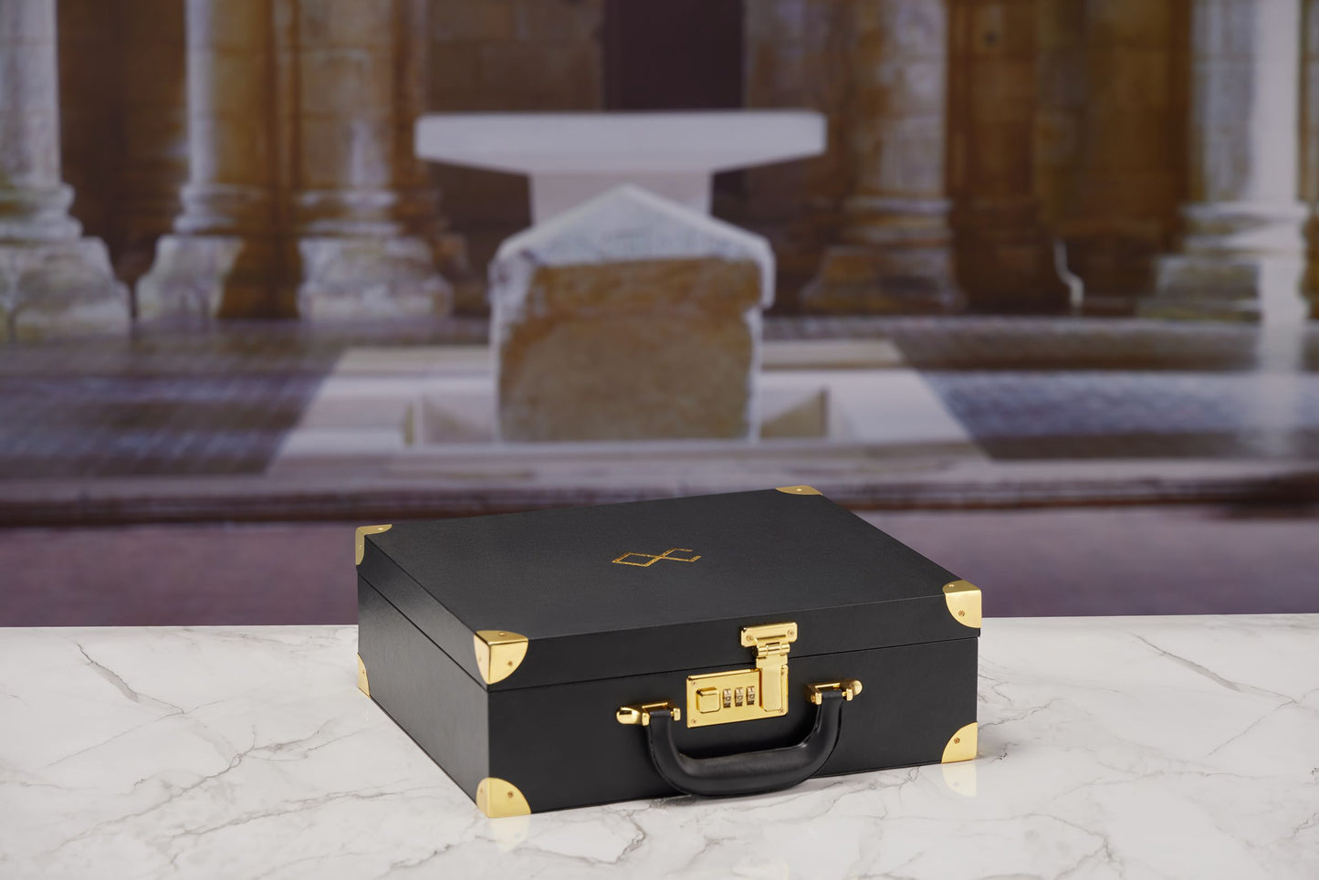 LOCKINK - Moonlight Luxe Opbergkoffer - zwart/goud