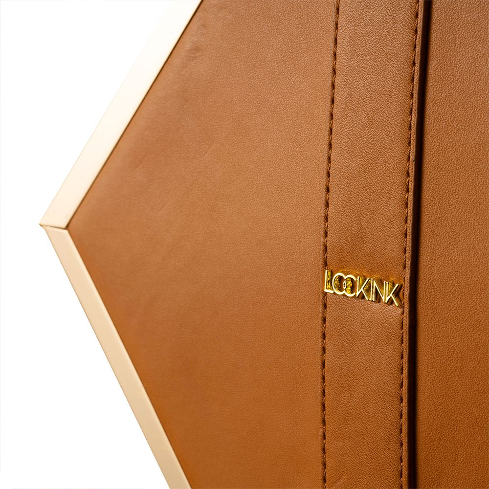 LOCKINK - Mysterious Square Kink Bag - bruin