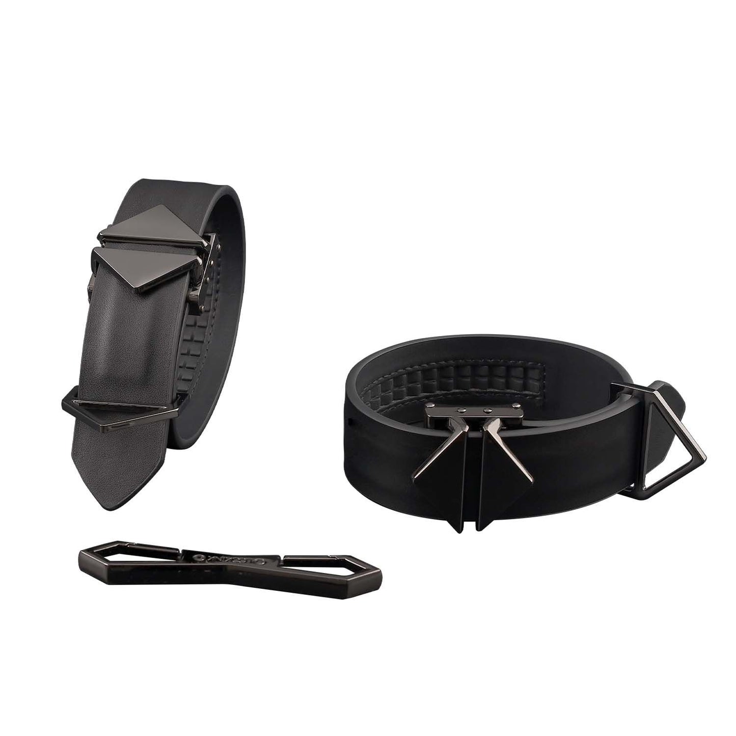 LOCKINK - Enkel- en enkelboeien Set - zwart