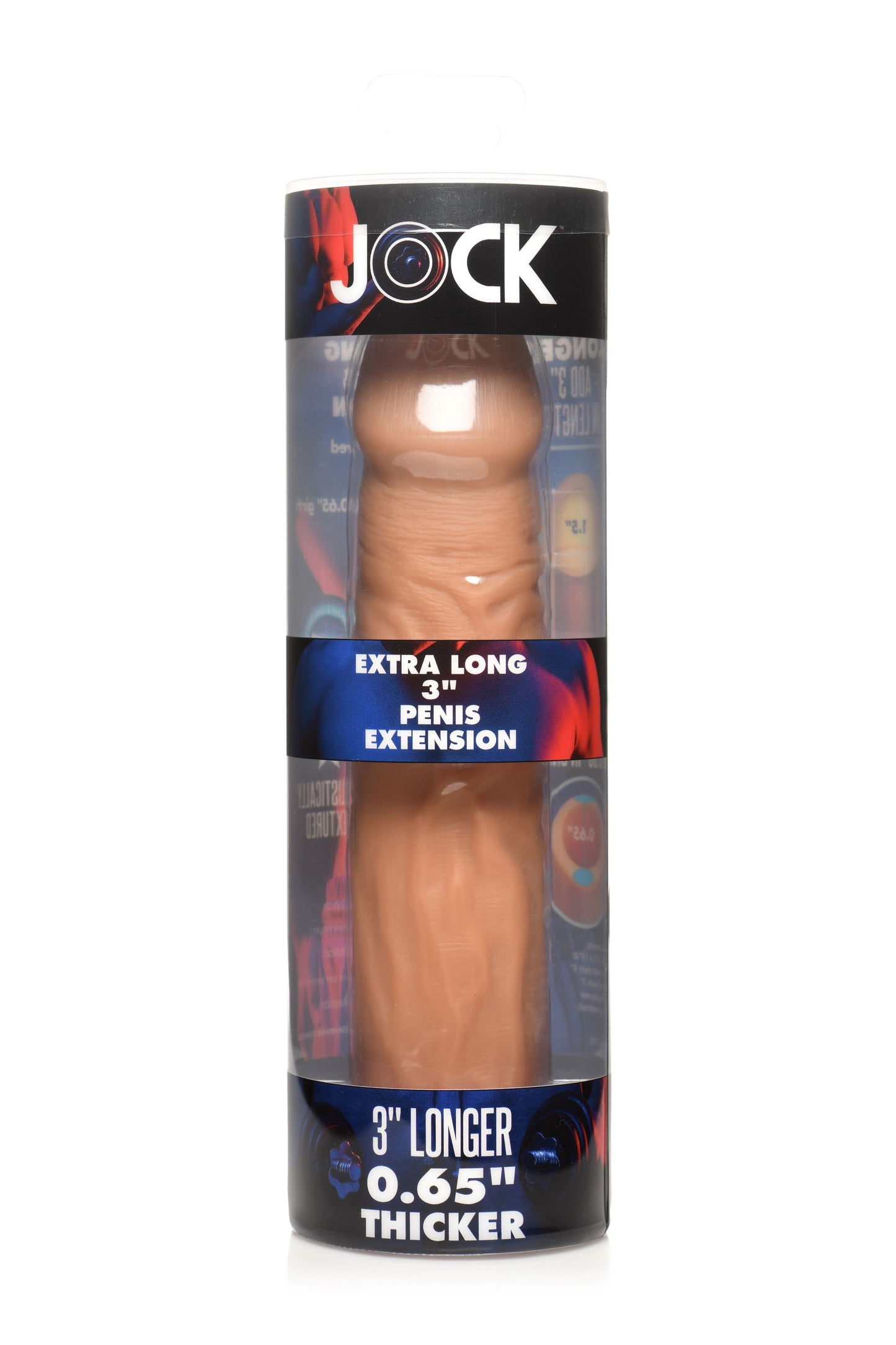 JOCK Extra Lange Penis Sleeve 22,5 cm - Tan