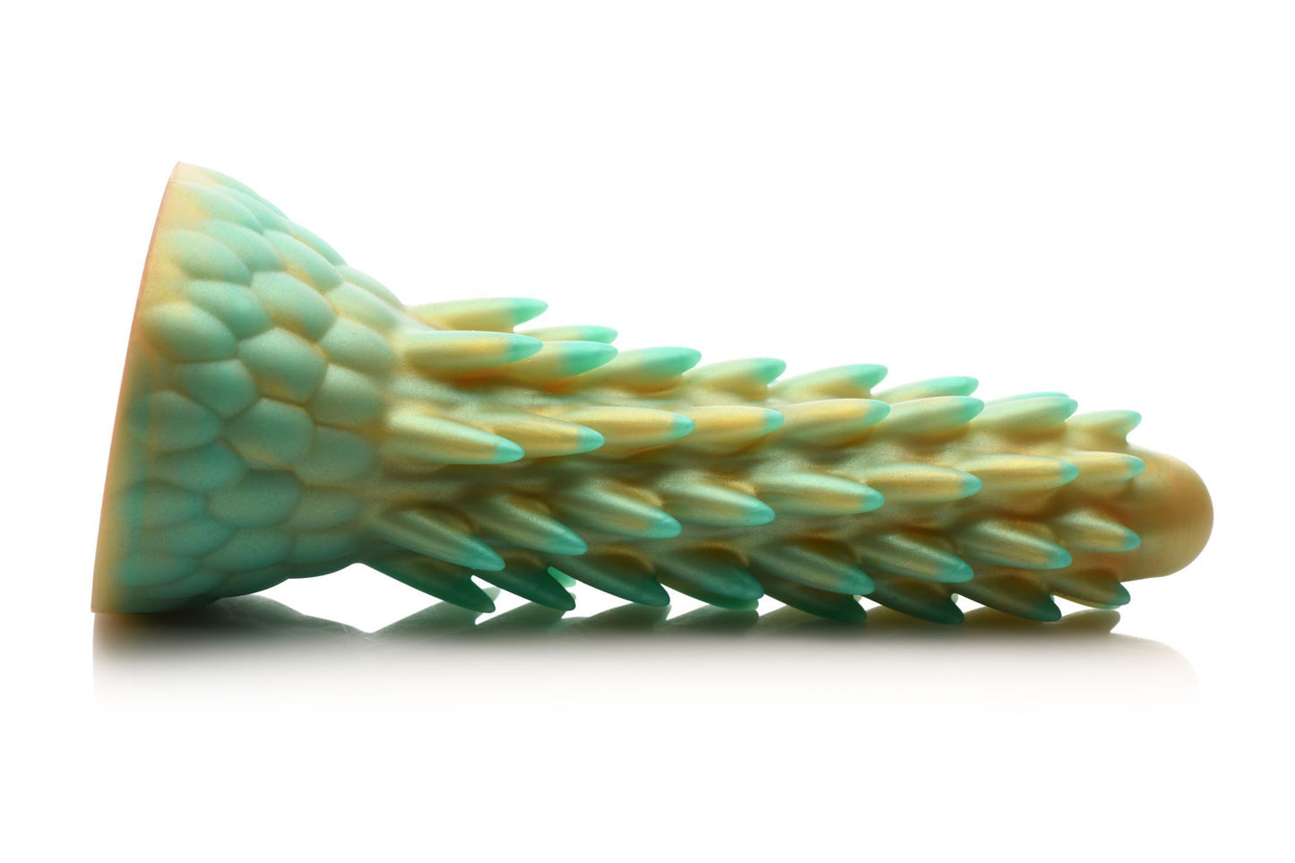 Stegosaurus Spiky Reptiel Dildo - Groen