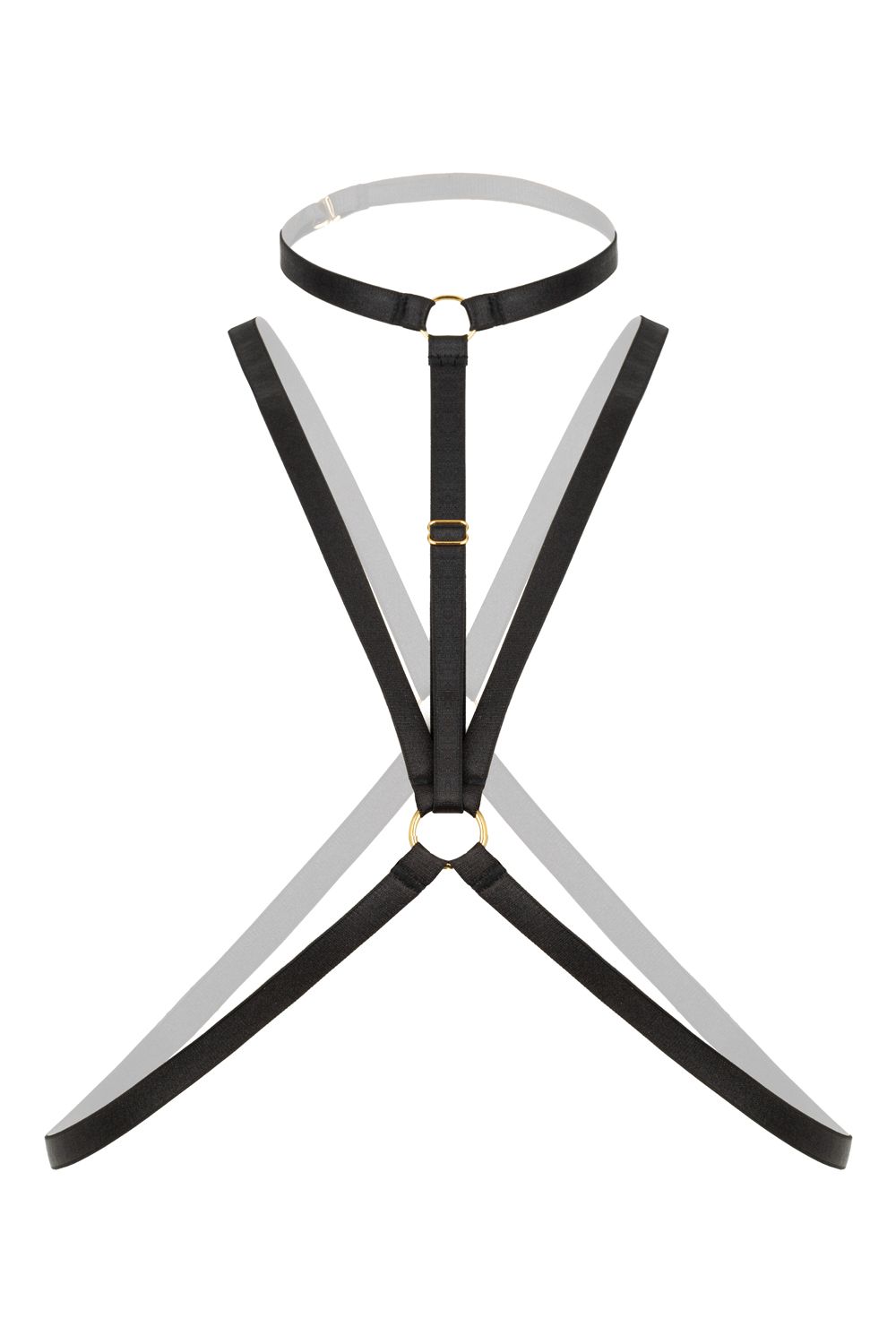 Strappy Harness Bralette Secret Love- black