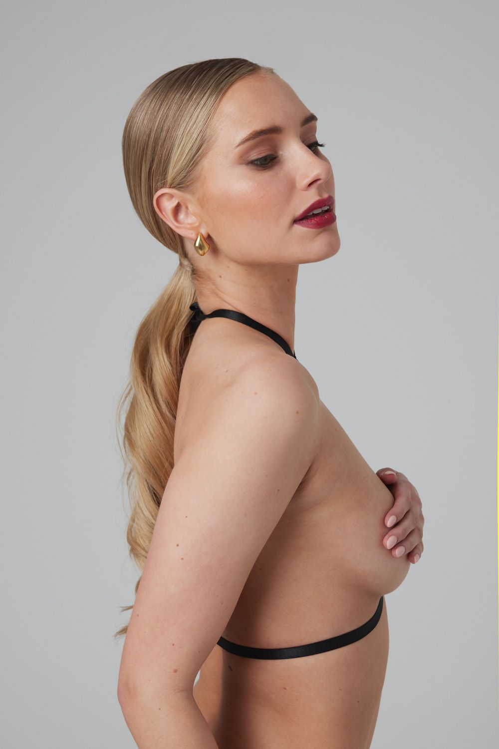 Strappy Harness Bralette Obsession - zwart