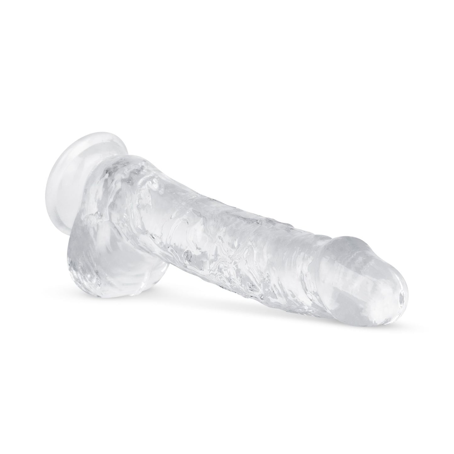 Jelly Dildo met Ballen - 15 cm