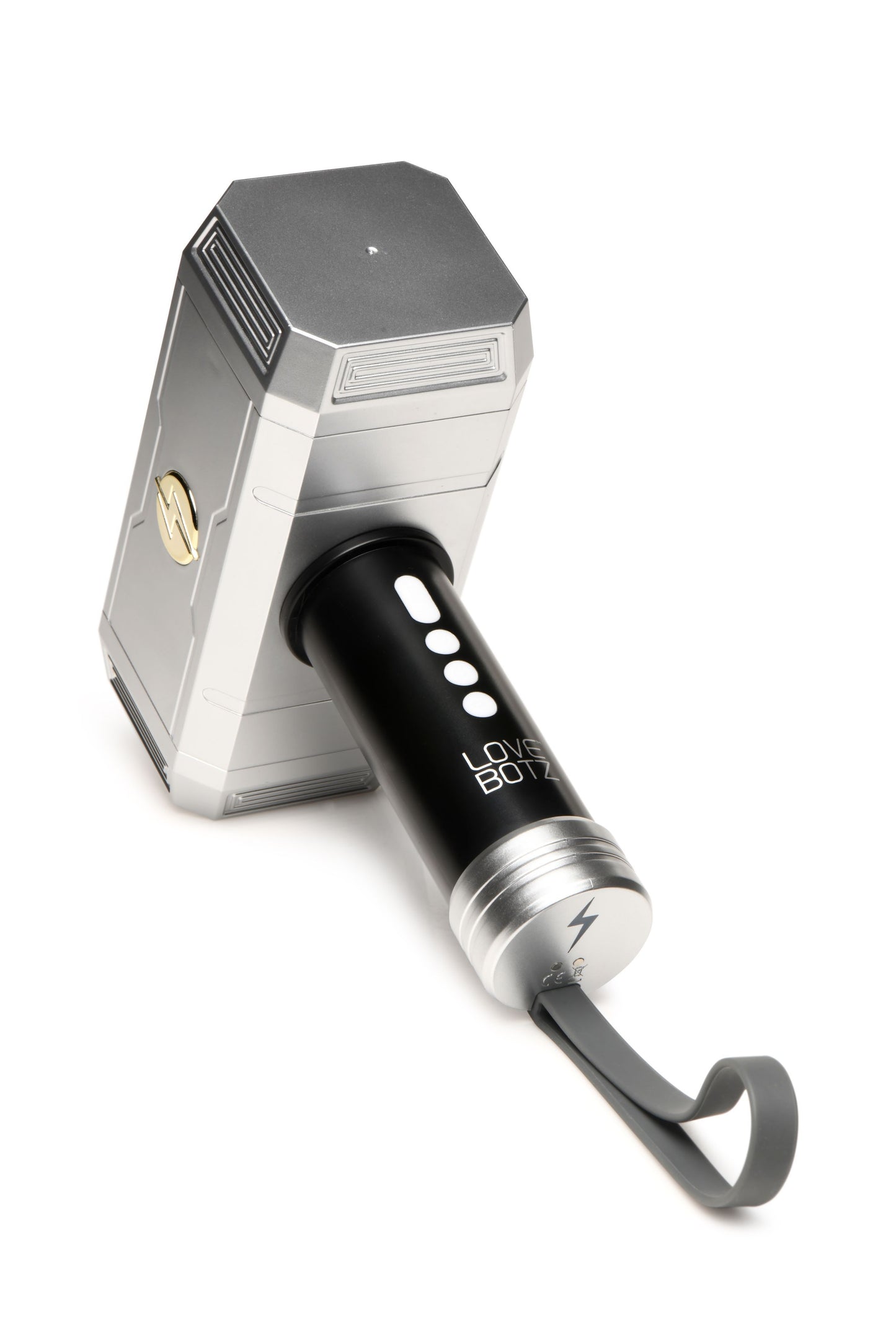 XR Brands - Thunder Stroker Zuigende Masturbator - Zilver&Zwart