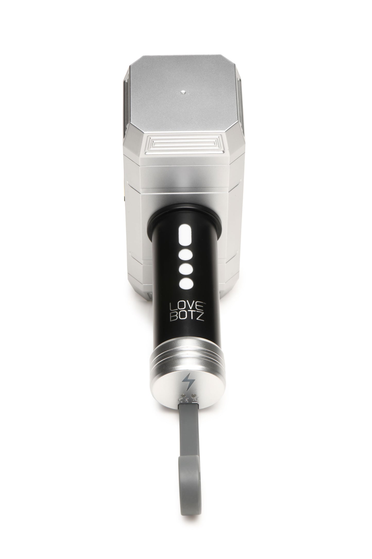 XR Brands - Thunder Stroker Zuigende Masturbator - Zilver&Zwart