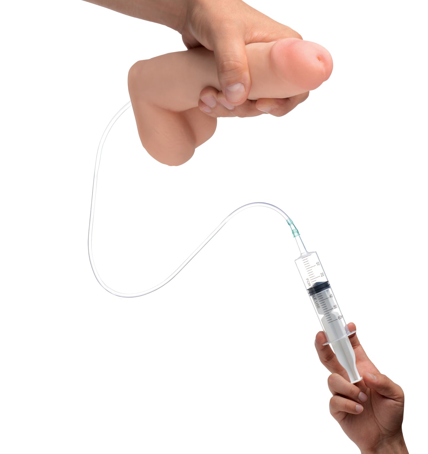 Dual Density Spuitende Dildo - 20 cm
