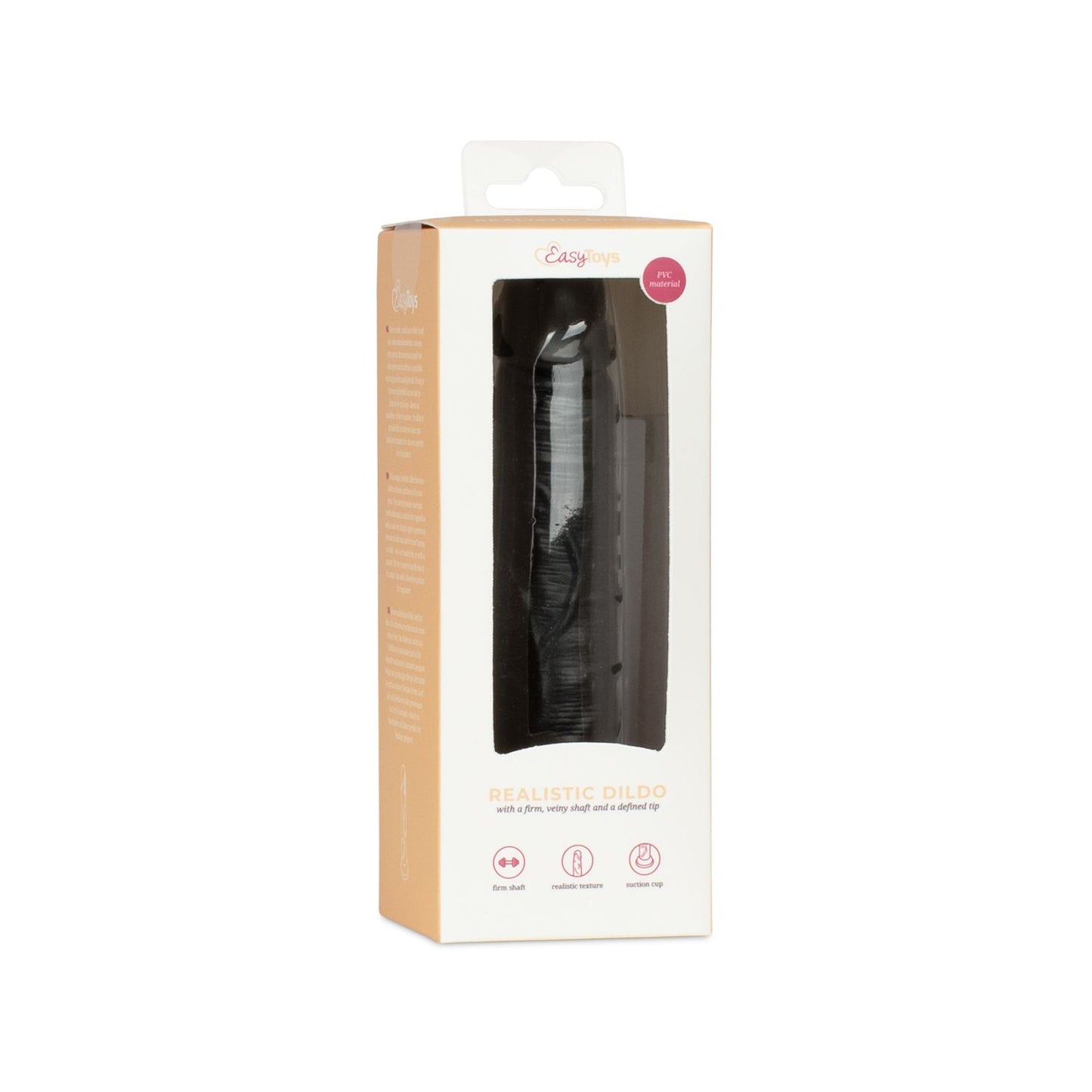 Dildo zonder ballen 12 cm - Zwart