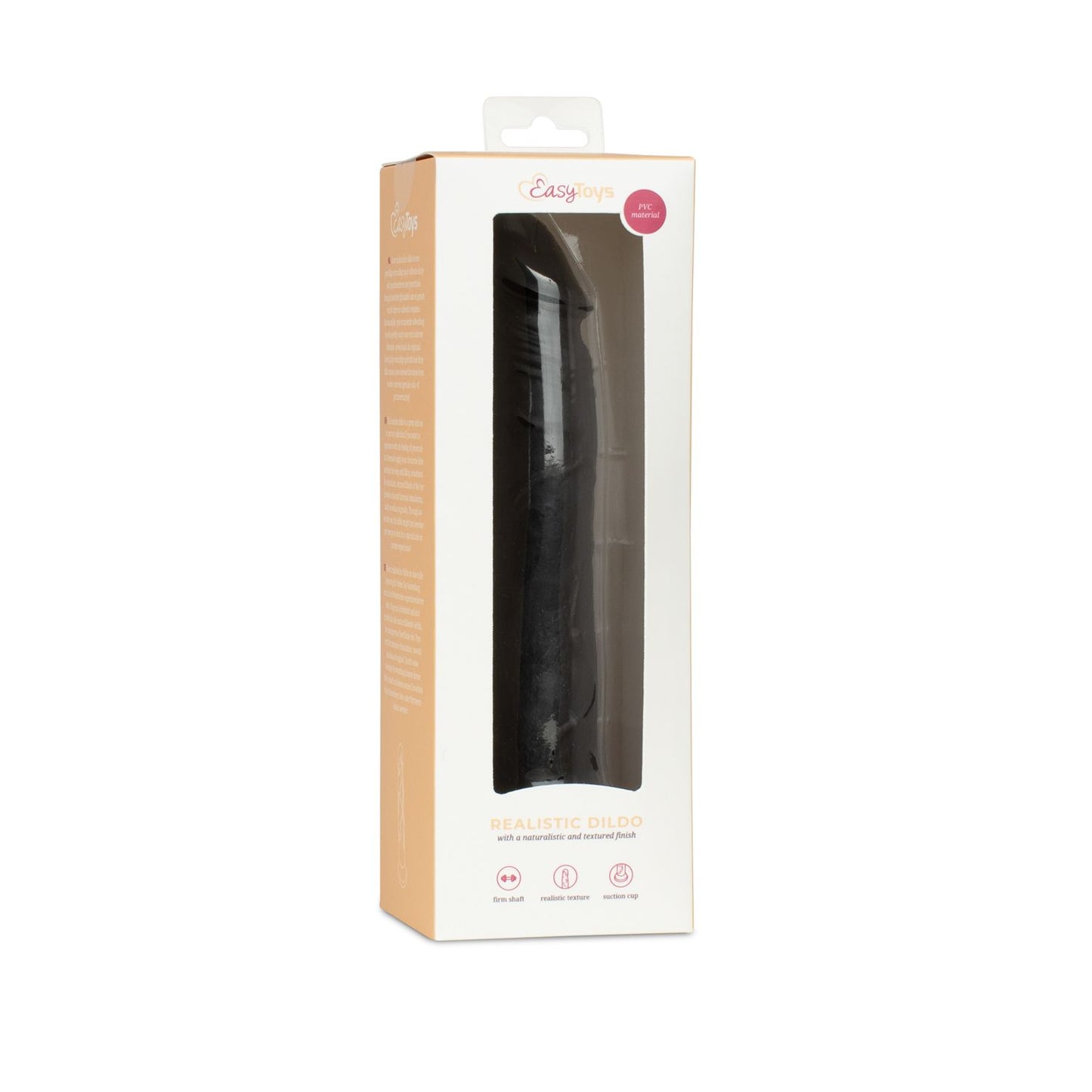 Dildo zonder ballen 17,5 cm - Zwart