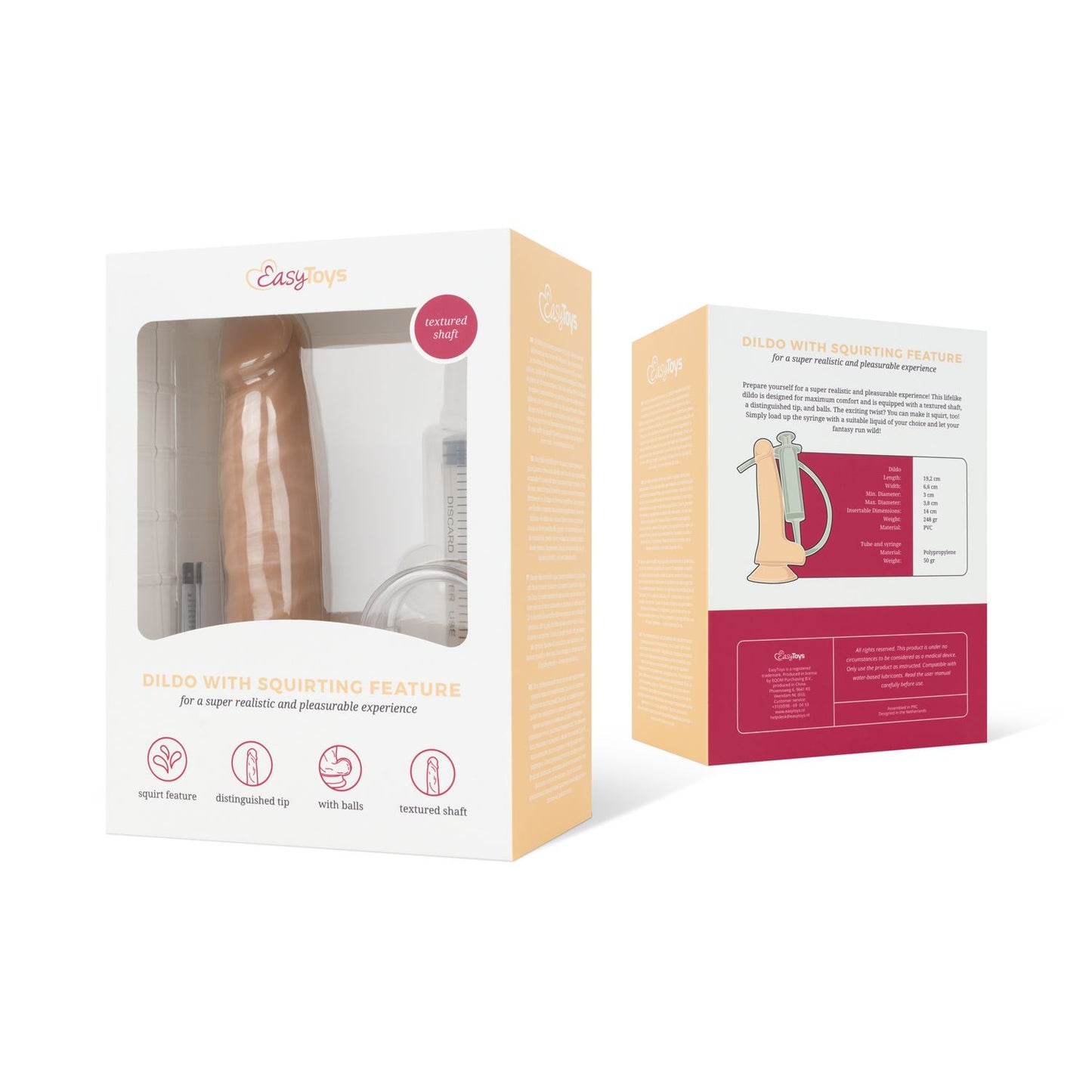 Squirting Dildo Met Spuit