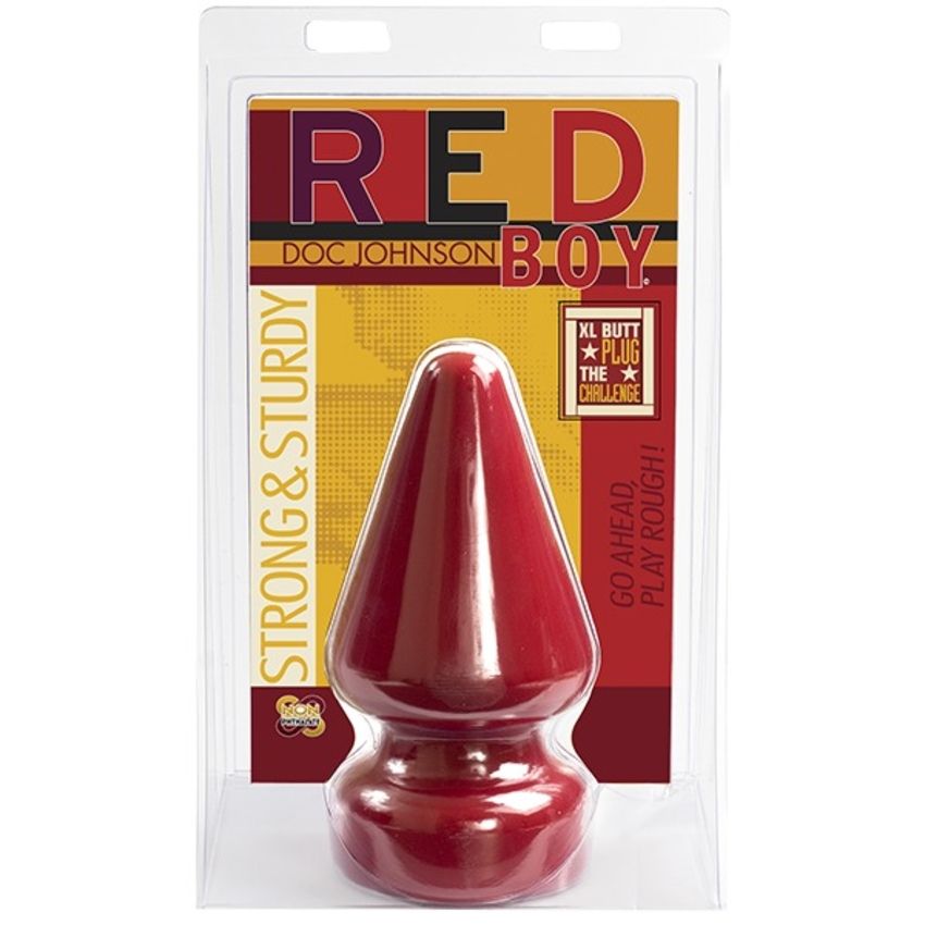 Doc Johnson - Red Boy Butt Plug - Rood