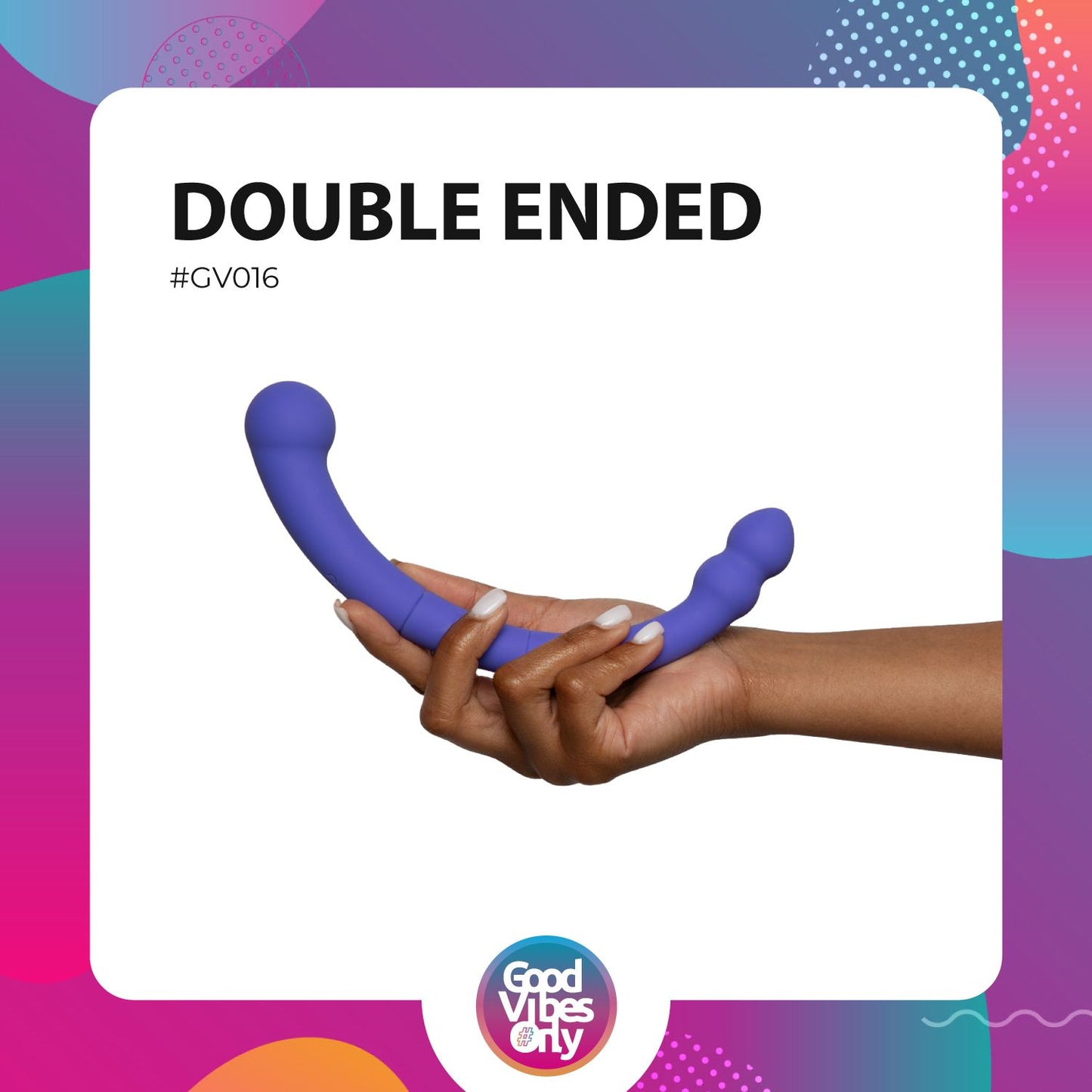Good Vibes Only - Double End Vibrator Leah - Paars