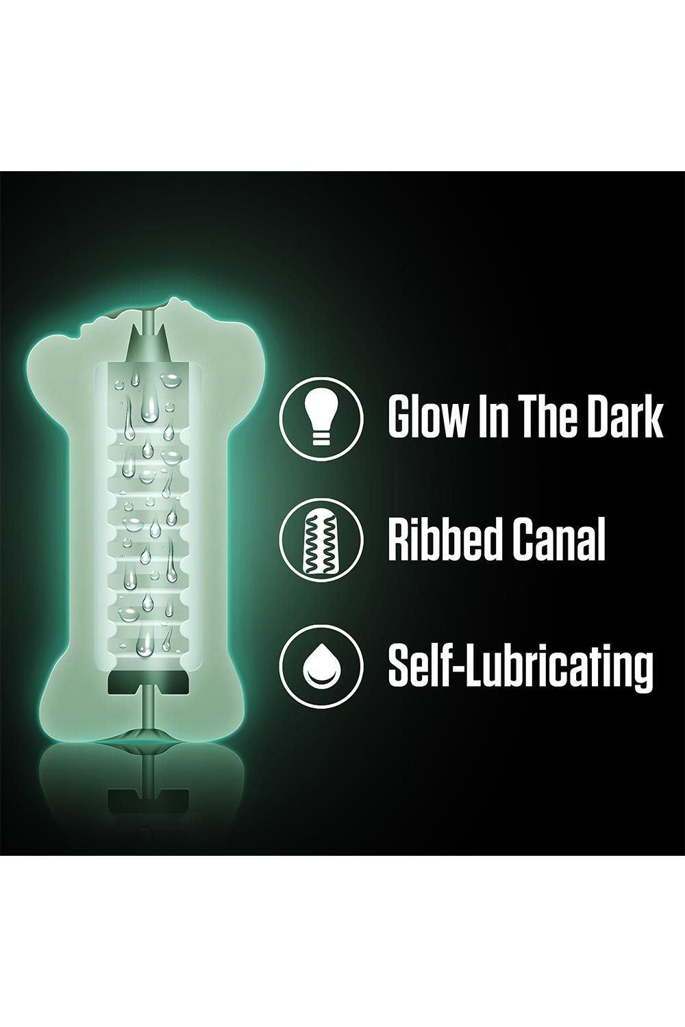 Blush - Tasha Glow in the Dark Masturbator Sleeve - Beige