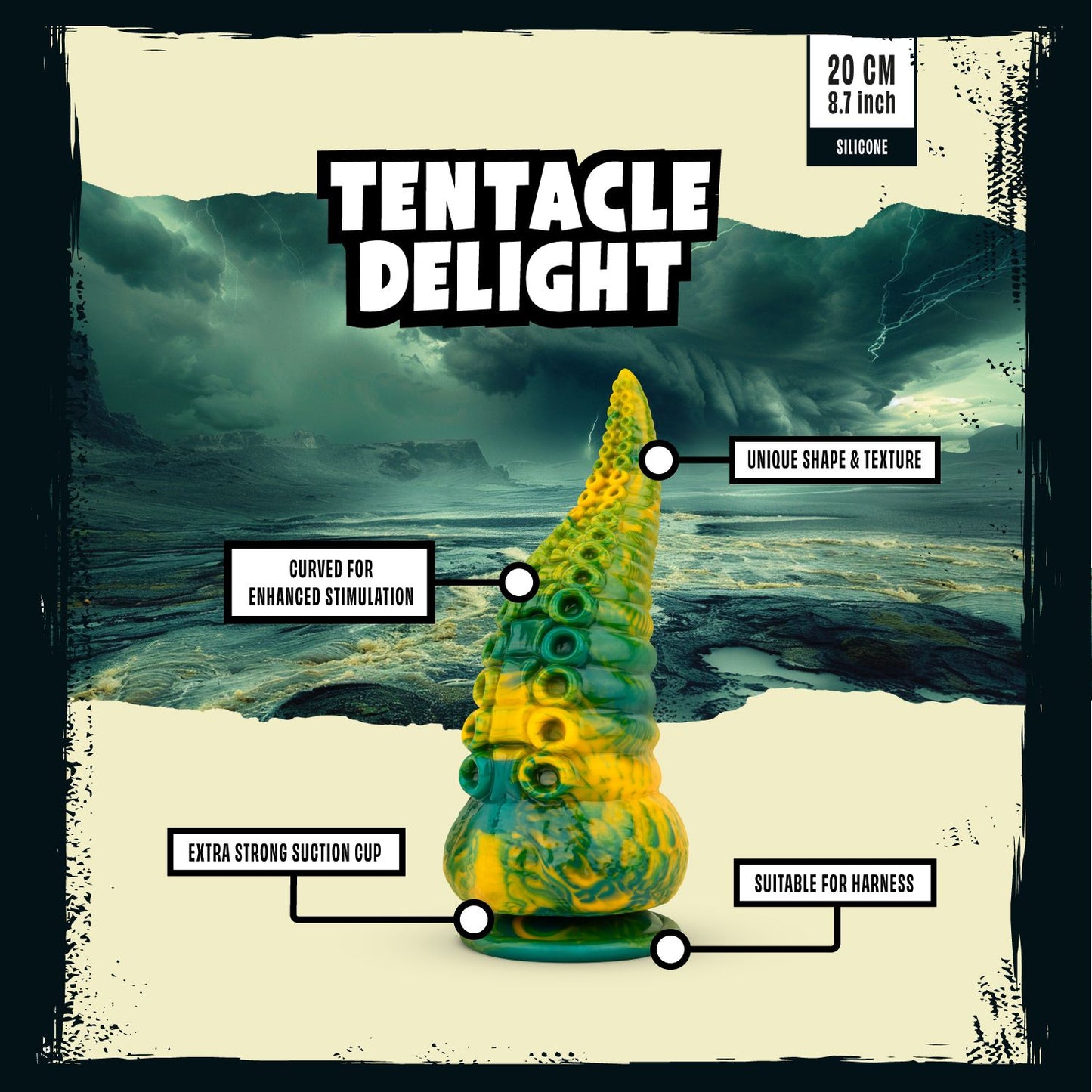 Mythical Mates - Tentacle Delight Groen & Geel
