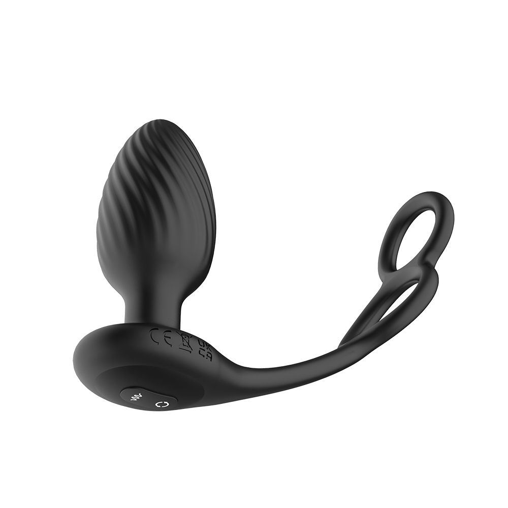 Nexus - Tornado Roterende Anaal Plug met Cock & Ball Rings