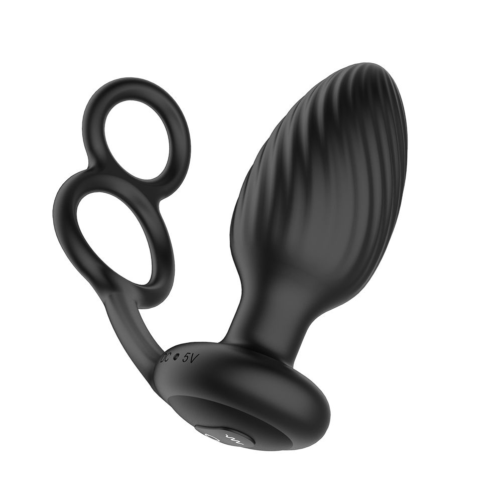 Nexus - Tornado Roterende Anaal Plug met Cock & Ball Rings
