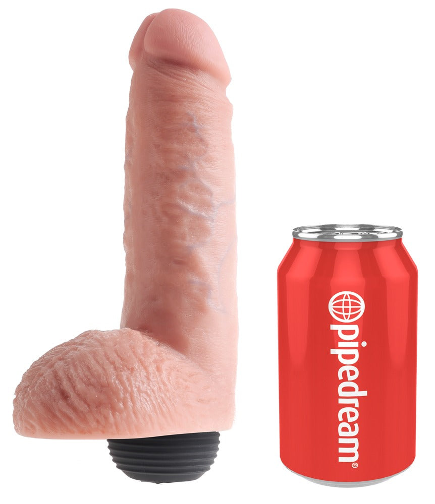Squirting Cock with Balls 8"
